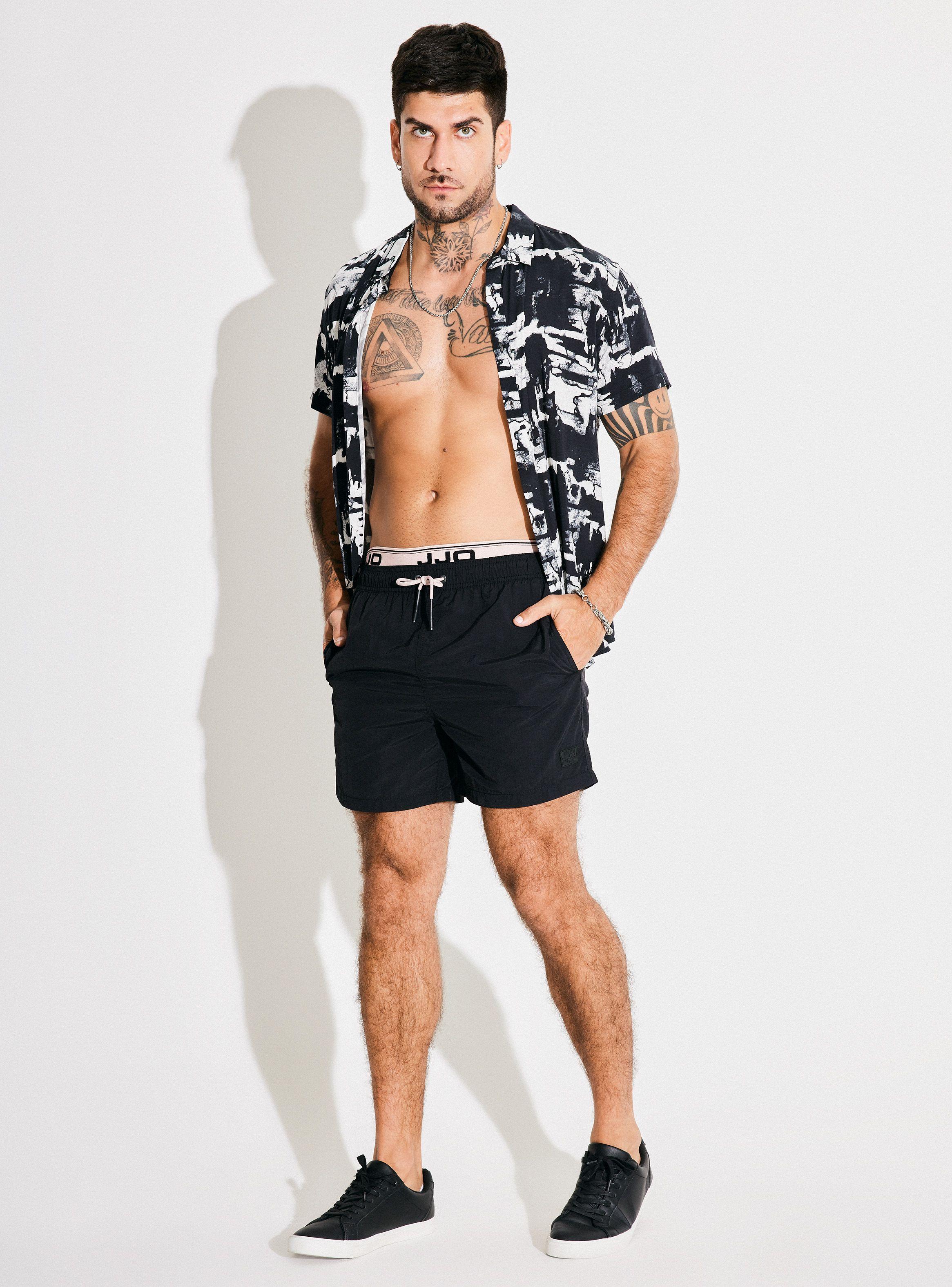 Traje de Baño Elástico Underwear Incluído-4