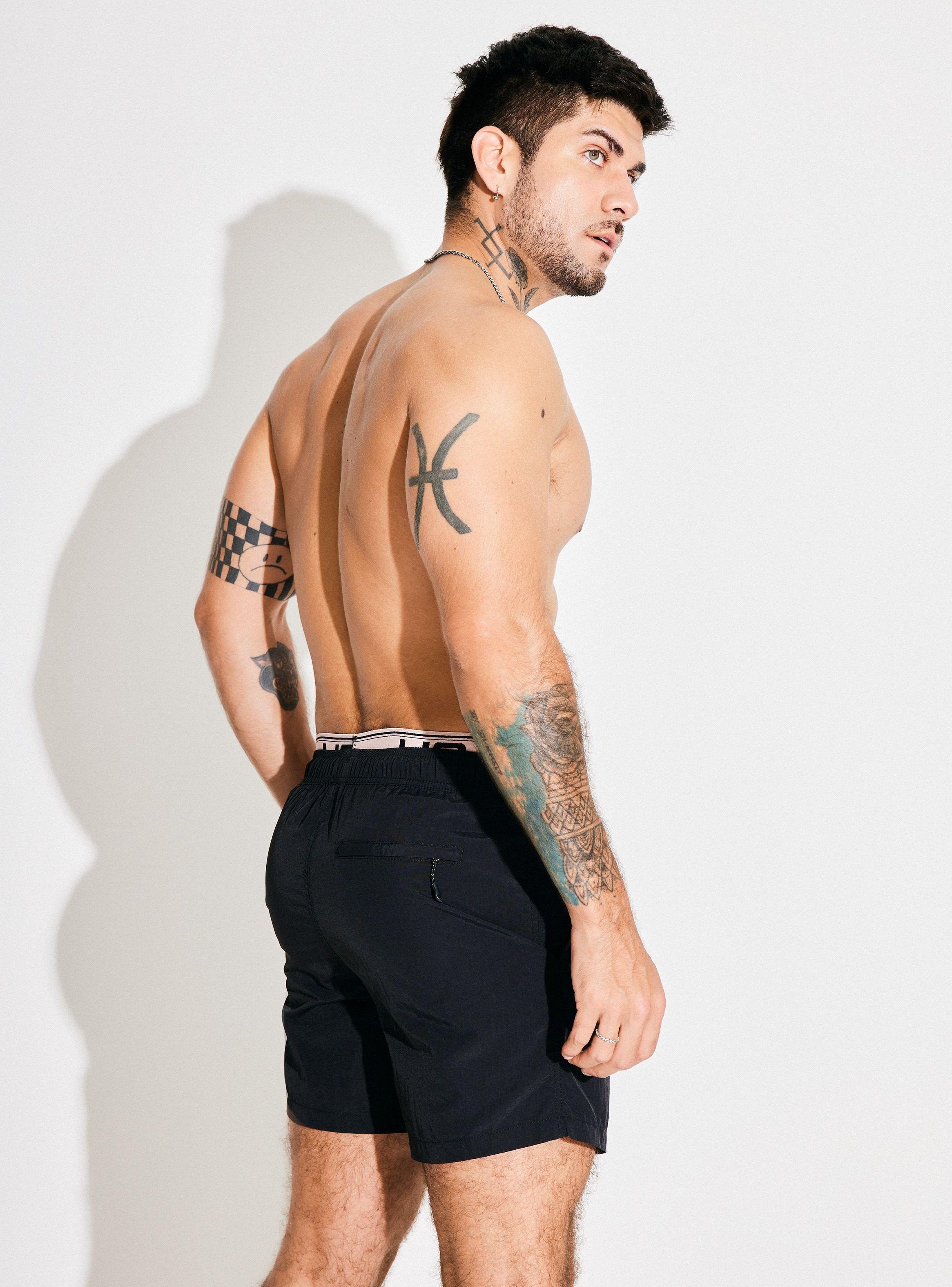 Traje de Baño Elástico Underwear Incluído-1