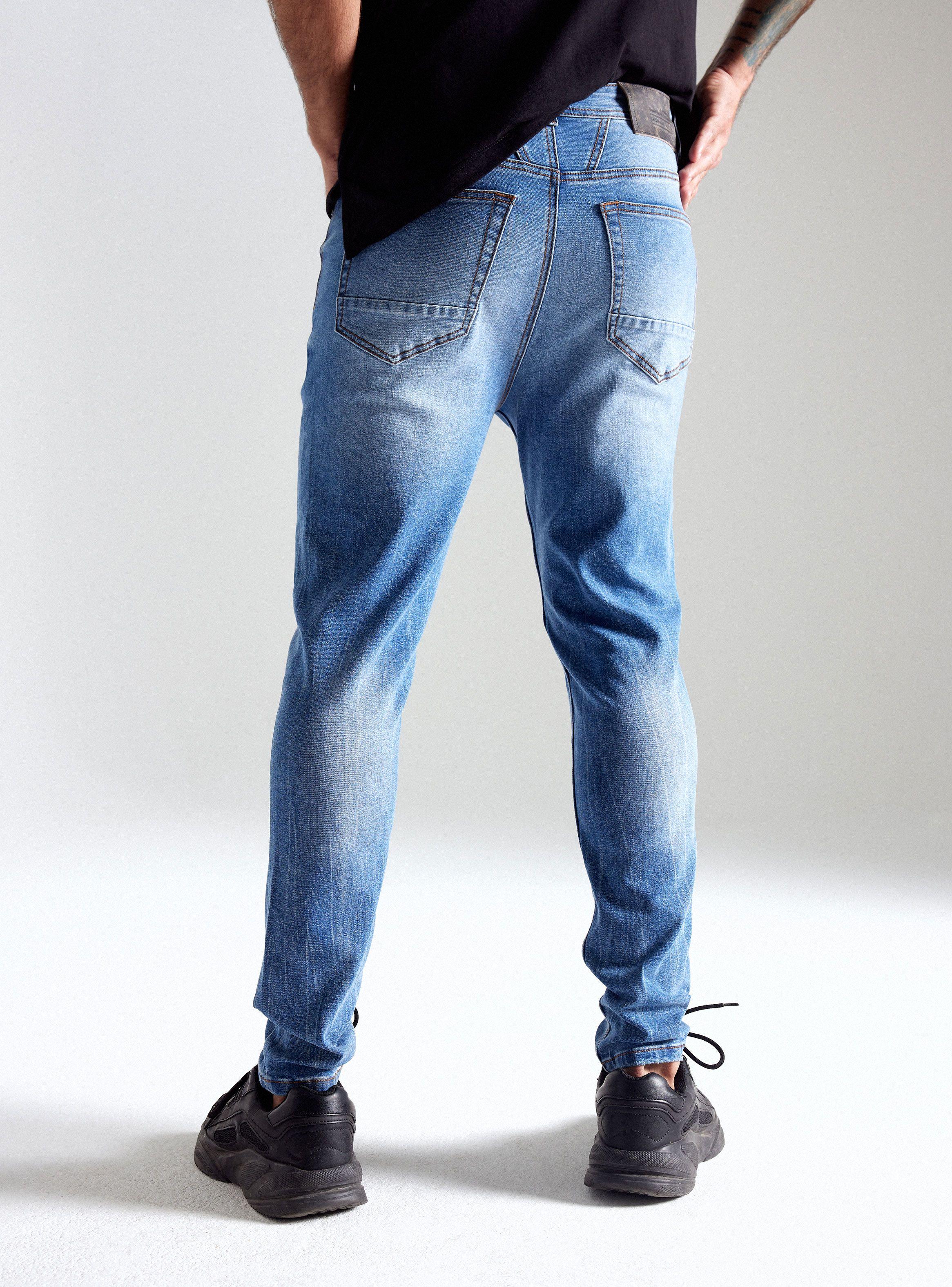 Jeans Roturas Parche Medio-1