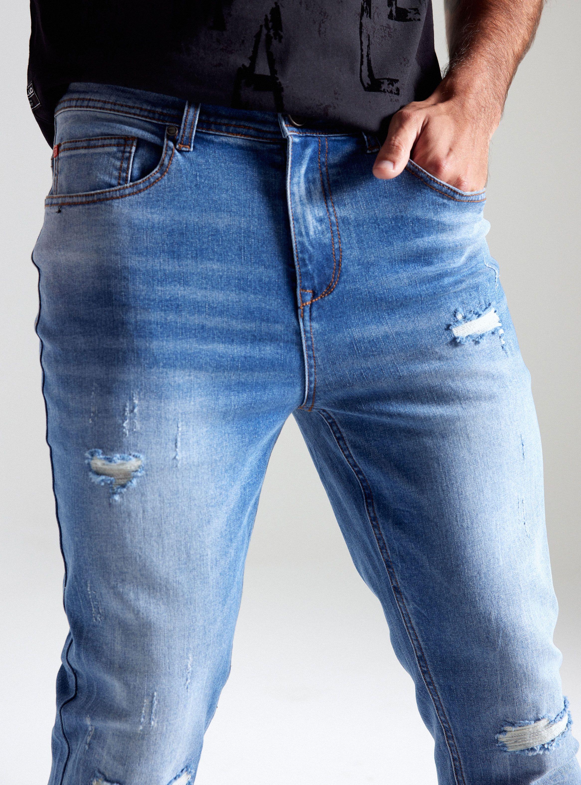 Jeans Roturas Parche Medio-2