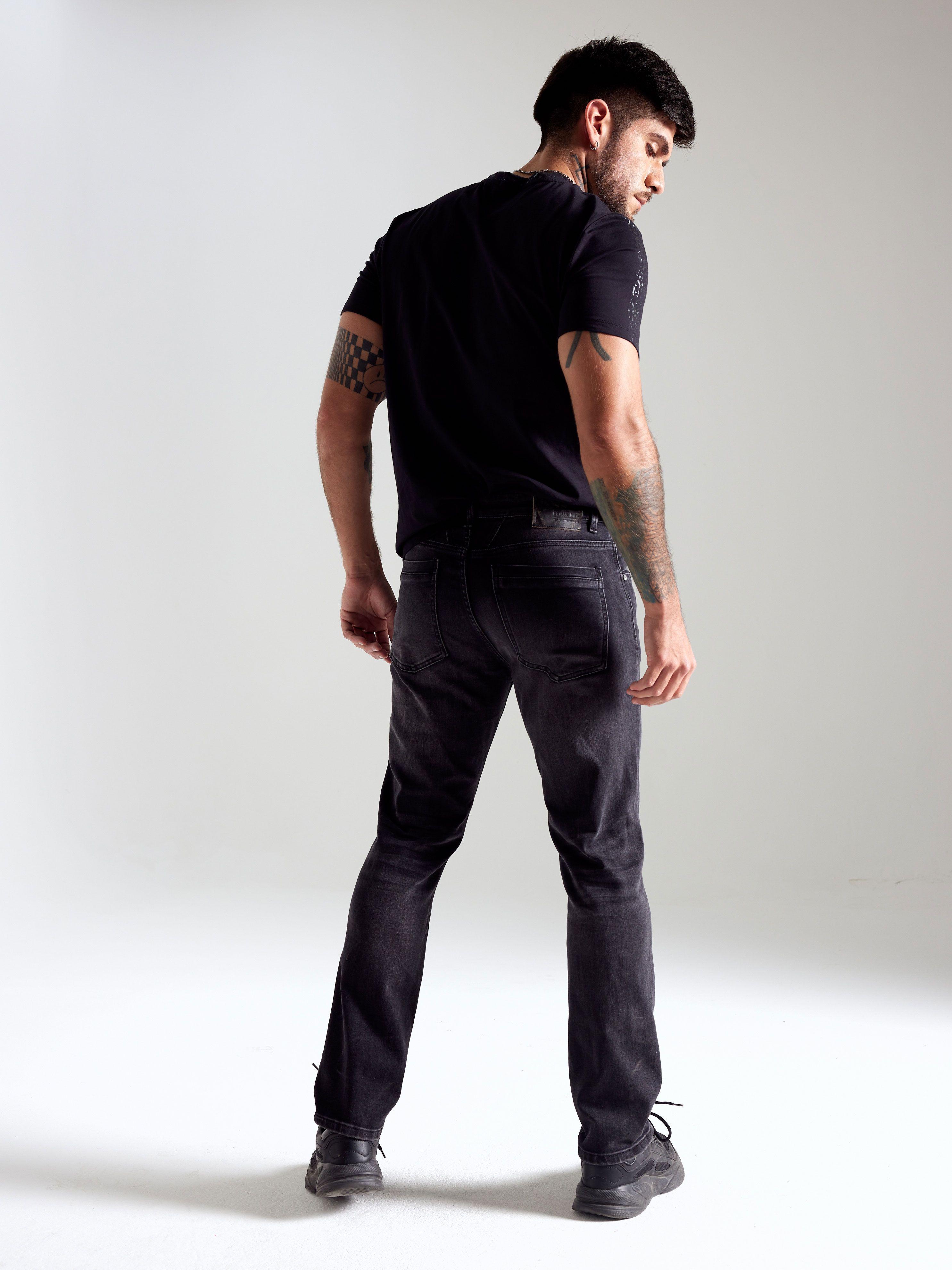 Jeans Lavado Contrastado Bigotes 3D-5