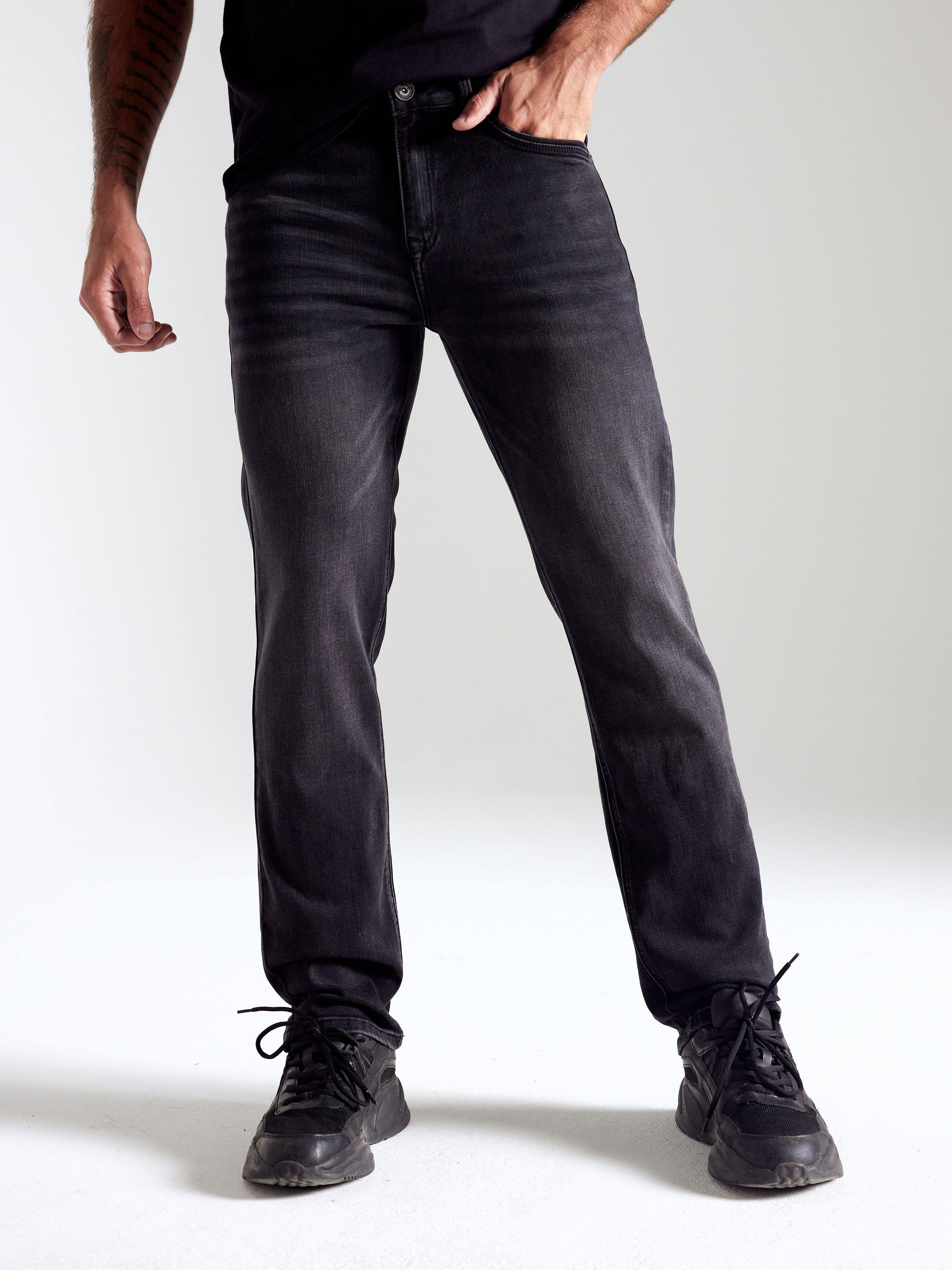 Jeans Lavado Contrastado Bigotes 3D-0