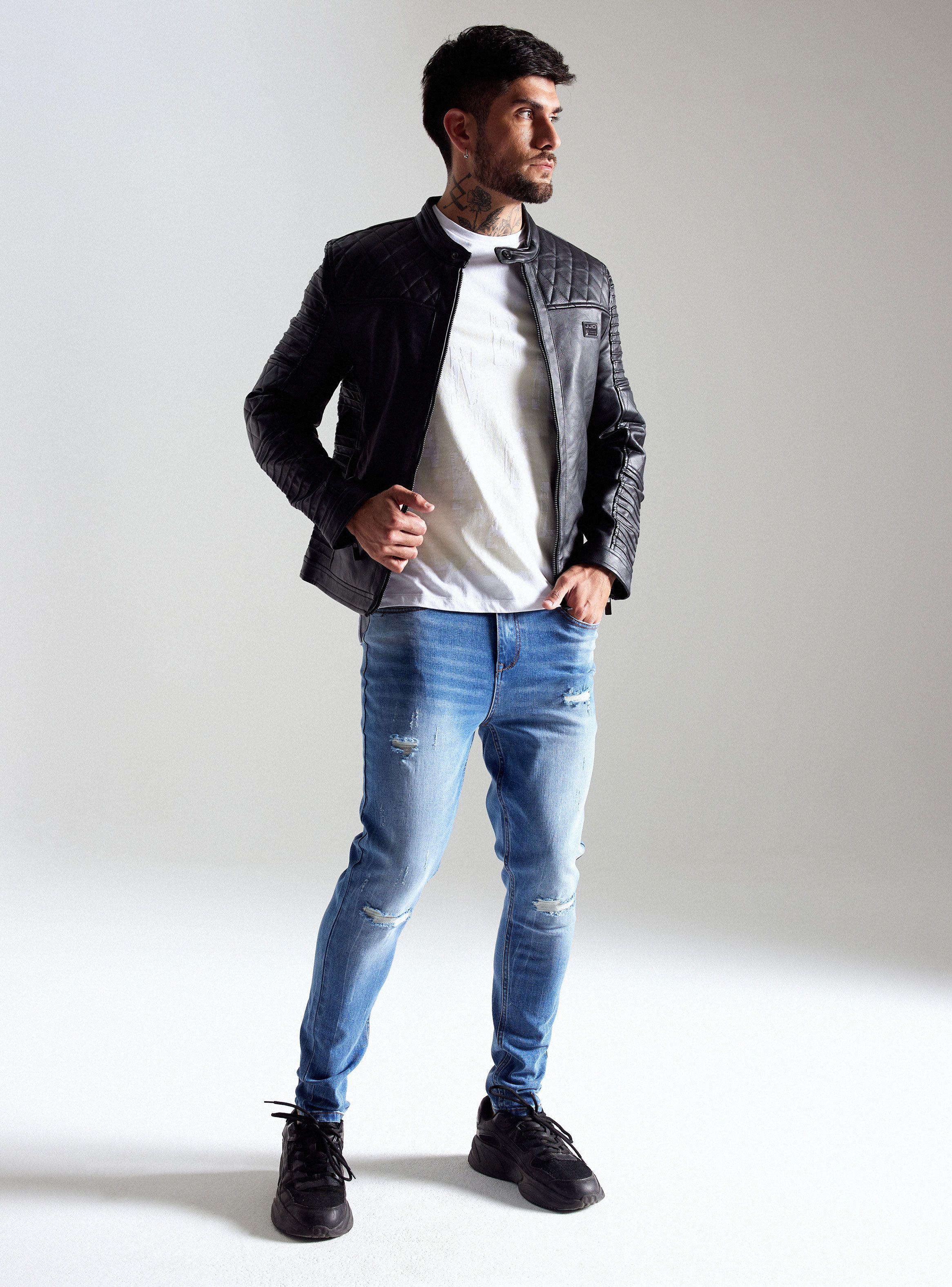 Chaqueta Biker Acolchada-4