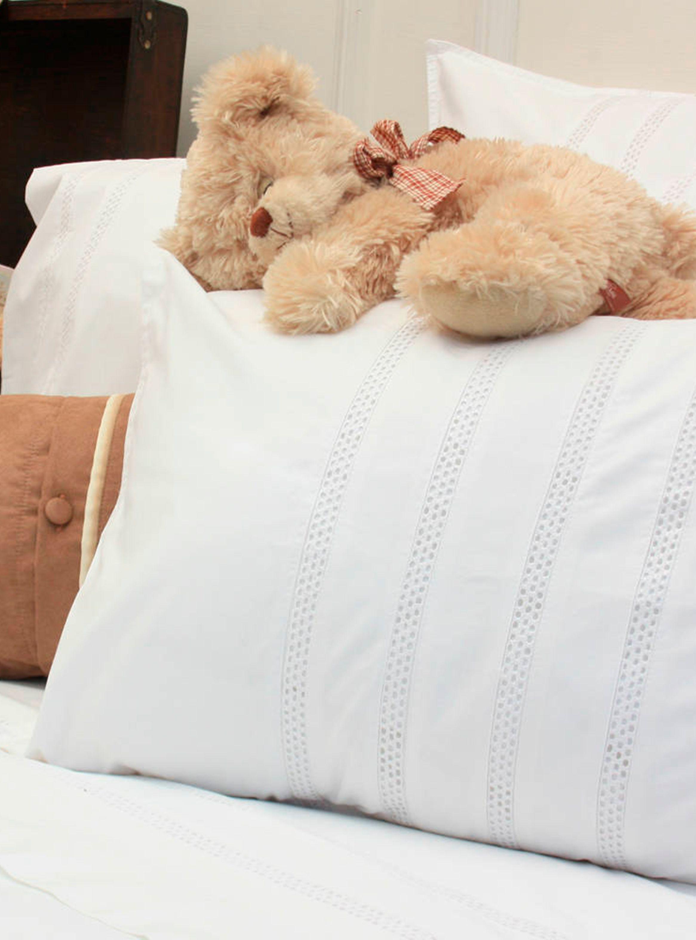 Funda Almohada Manu Blanco 220 Hilos 50x70cm-1