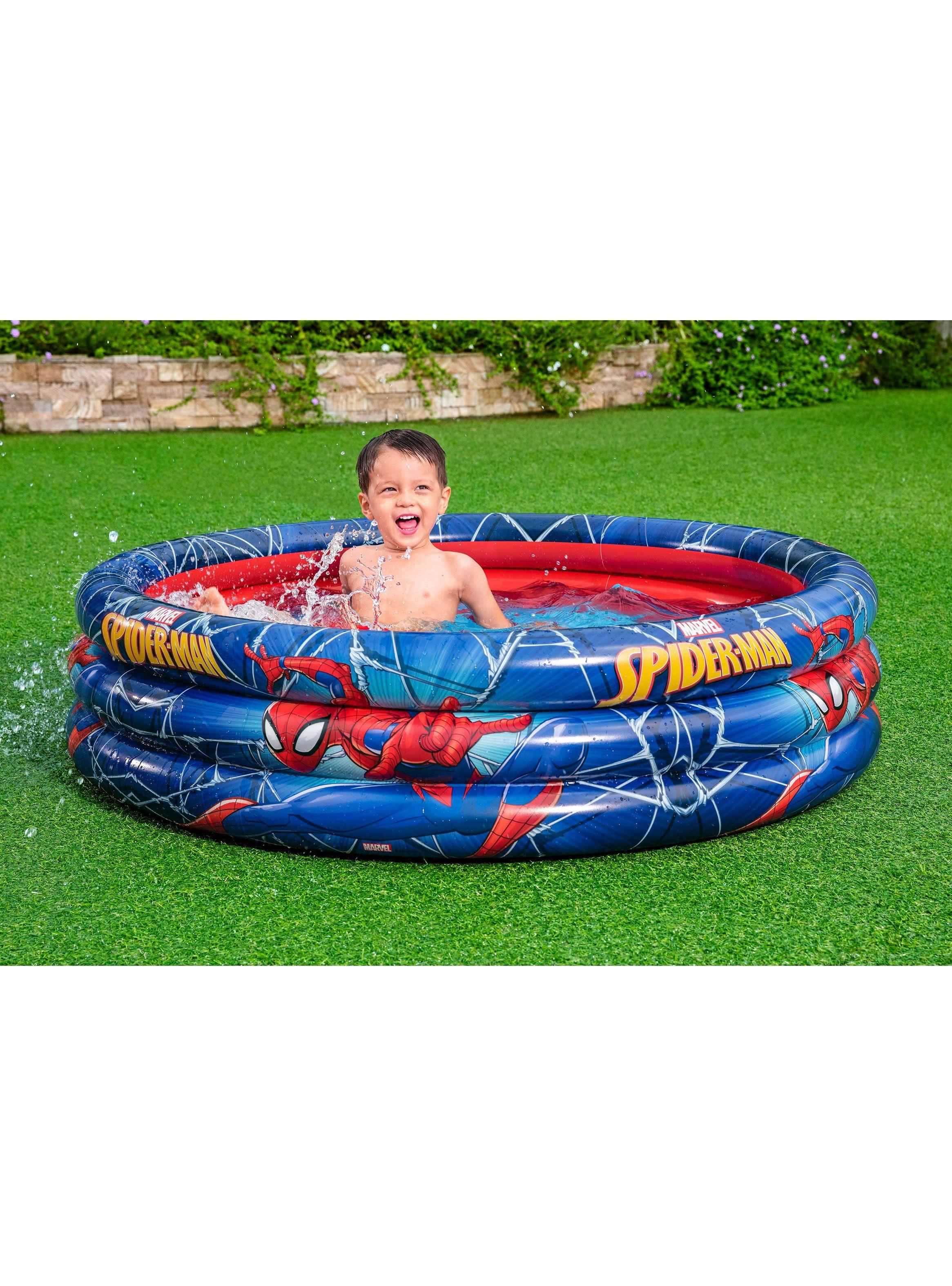 Piscina Inflable 3 Anillos Spiderman-6