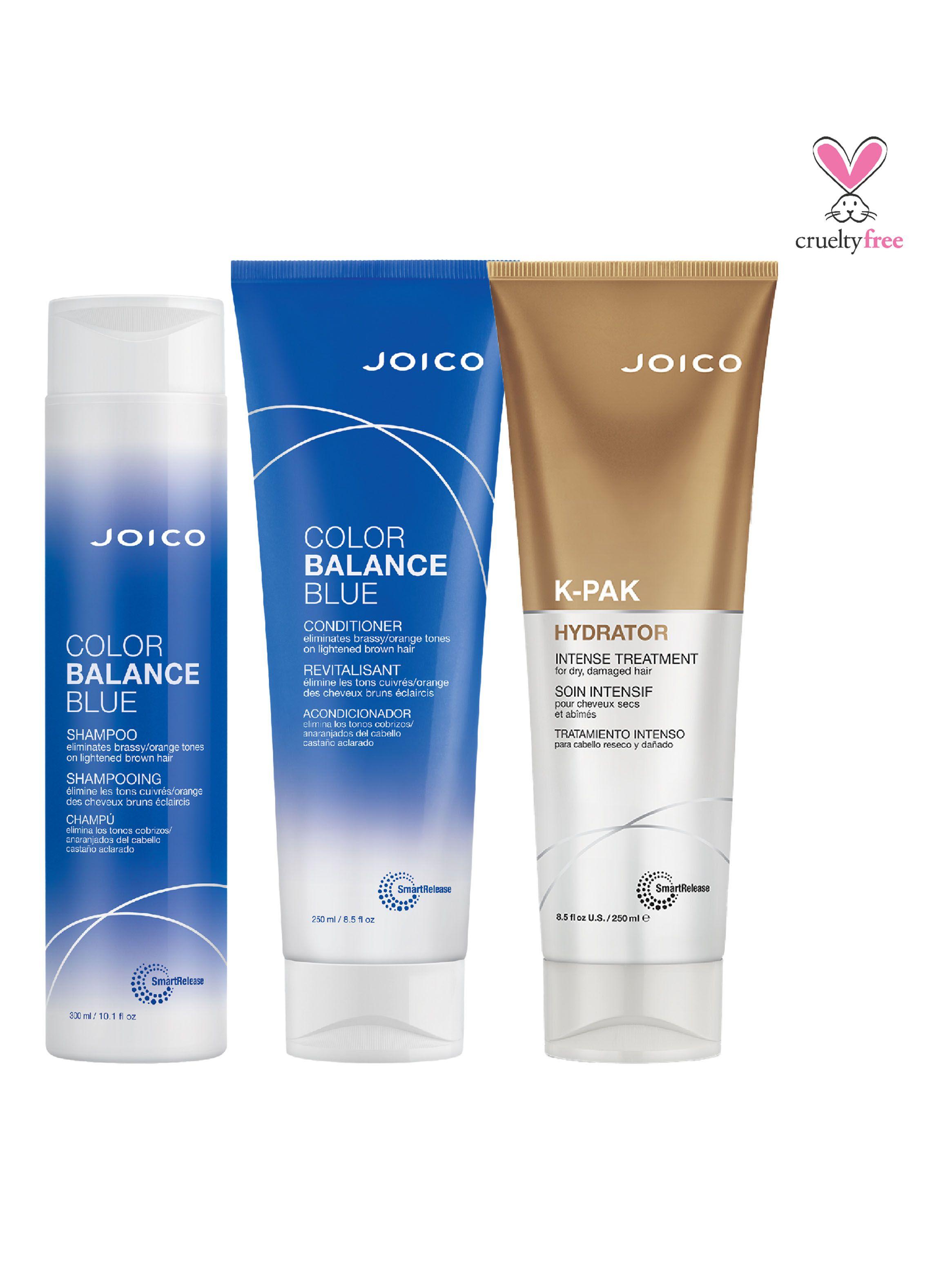 Shampoo Color Balance Blue 300ml + Acondicionador Color 250ml + Máscara Kpak Hydrator 250ml-2
