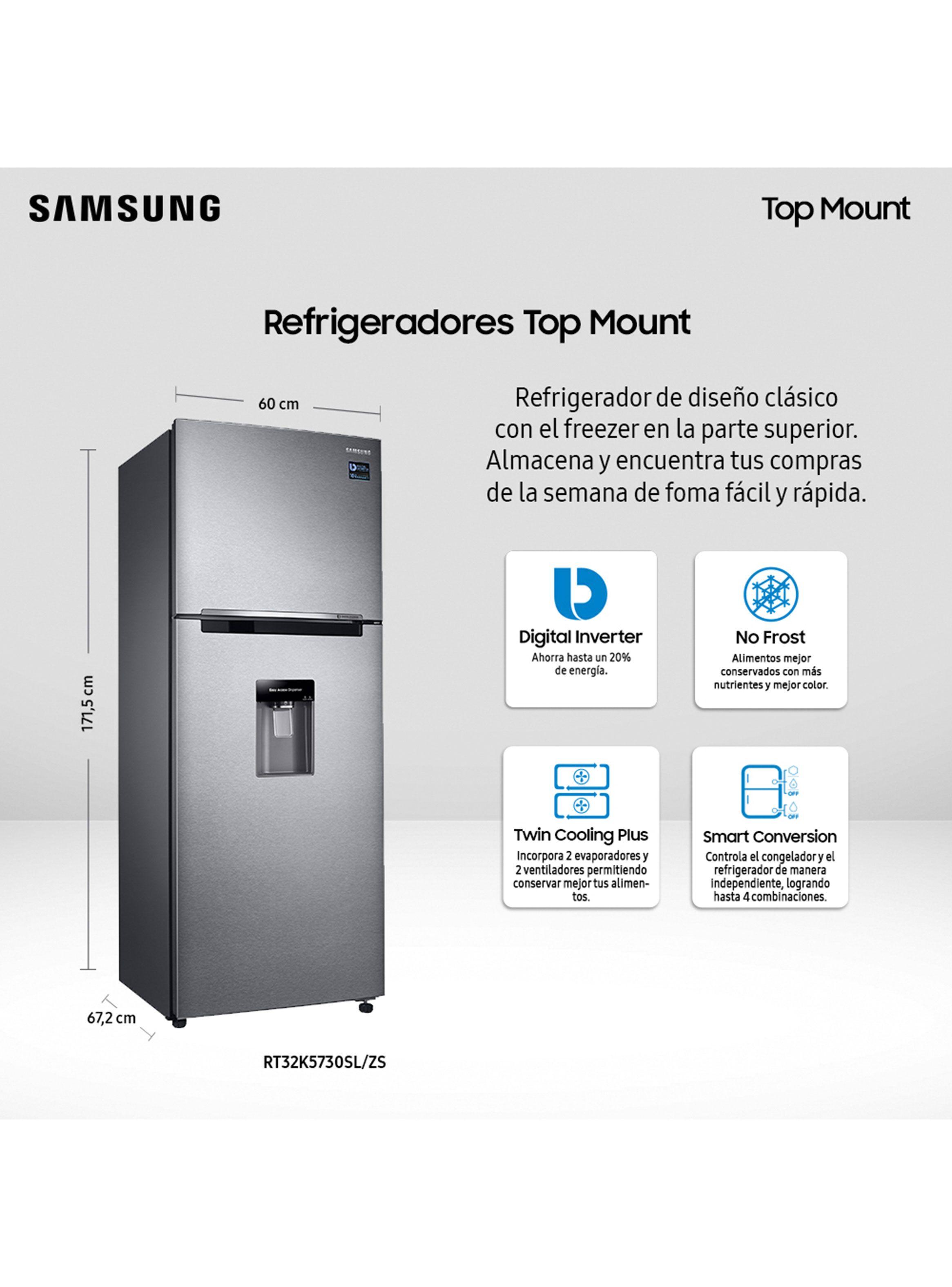 Refrigerador No Frost 318 Litros RT32K5730SL/ZS-7