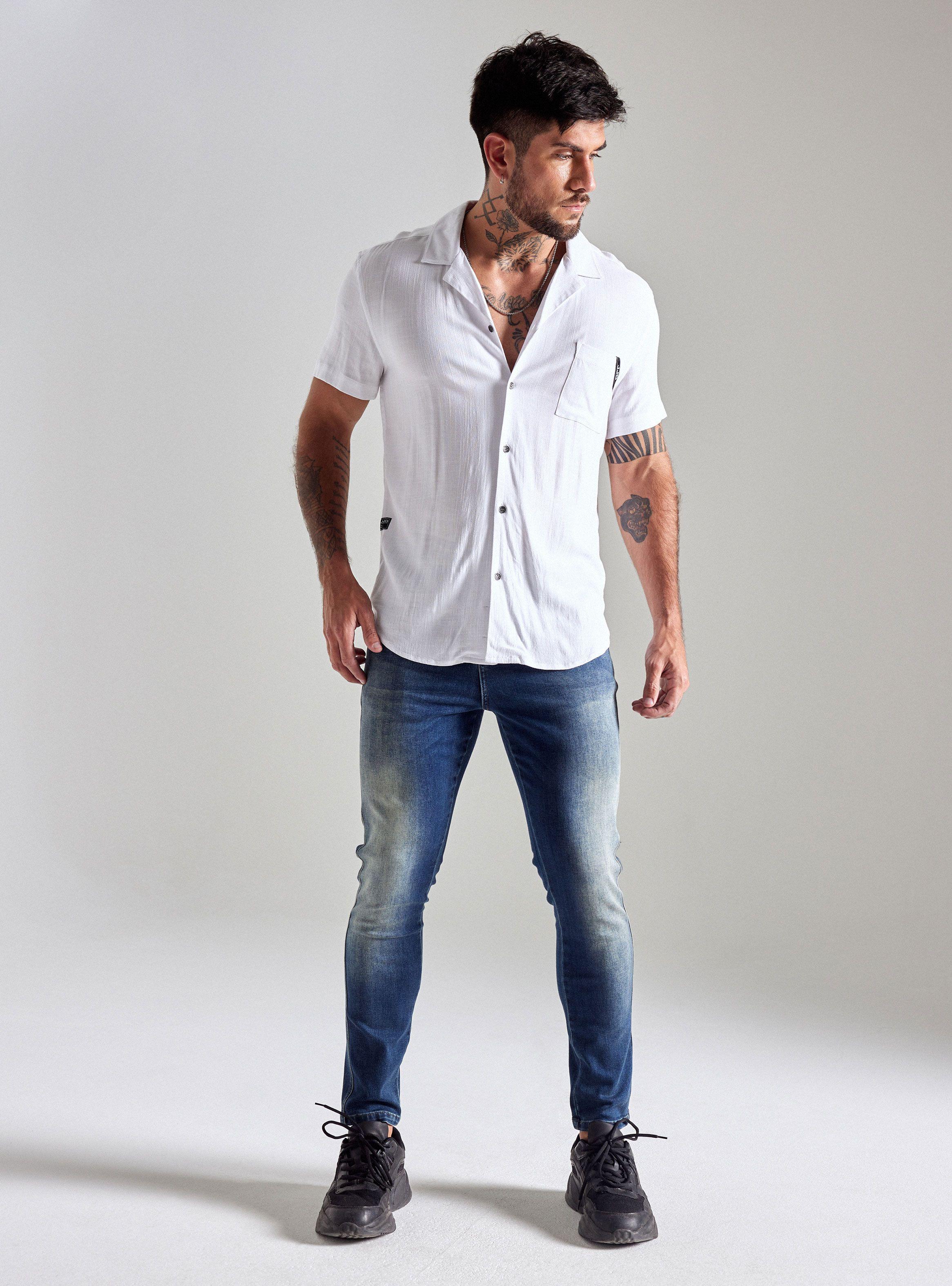 Jeans Sobreteñido Lavado laser-4