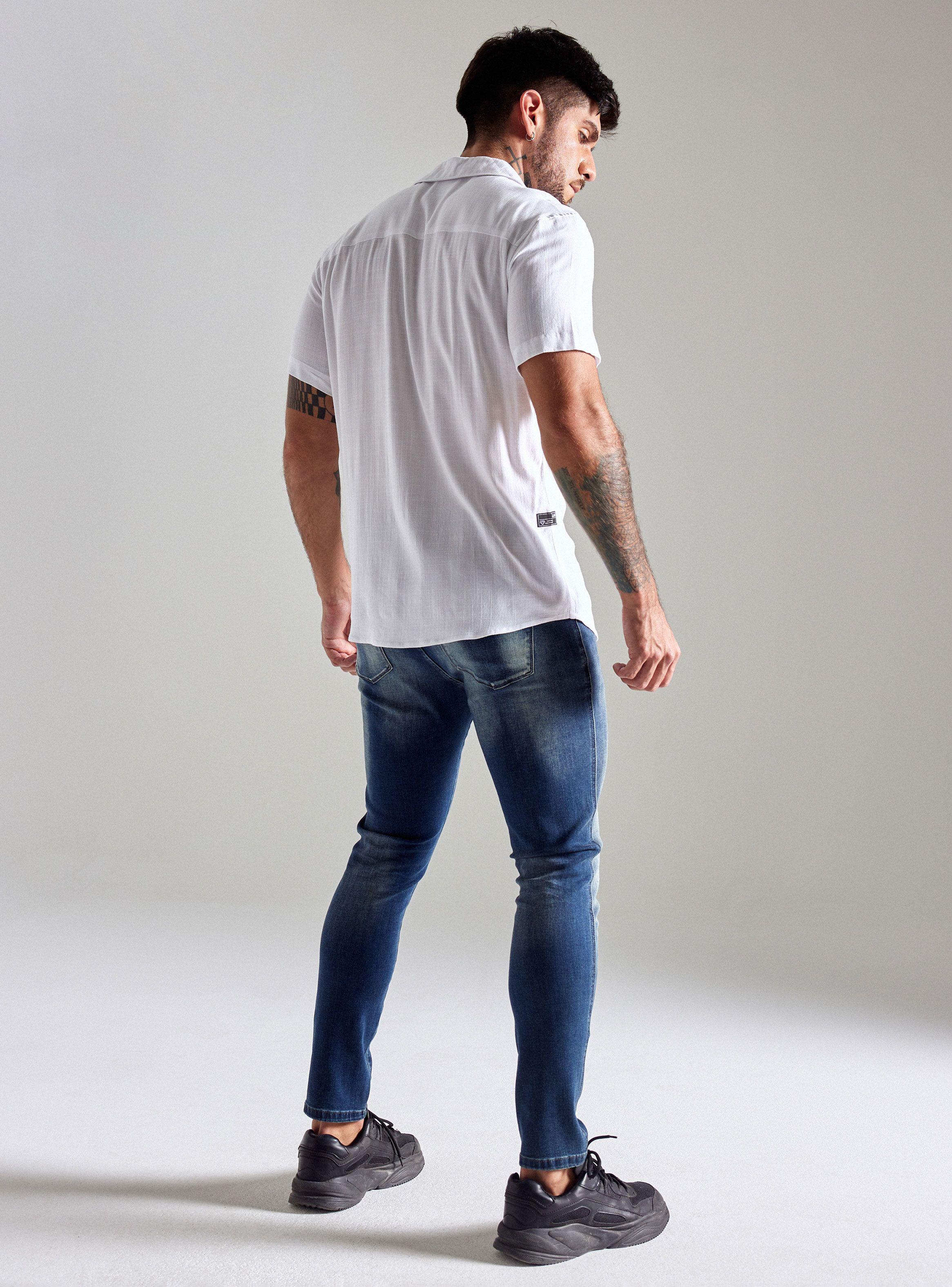 Jeans Sobreteñido Lavado laser-5