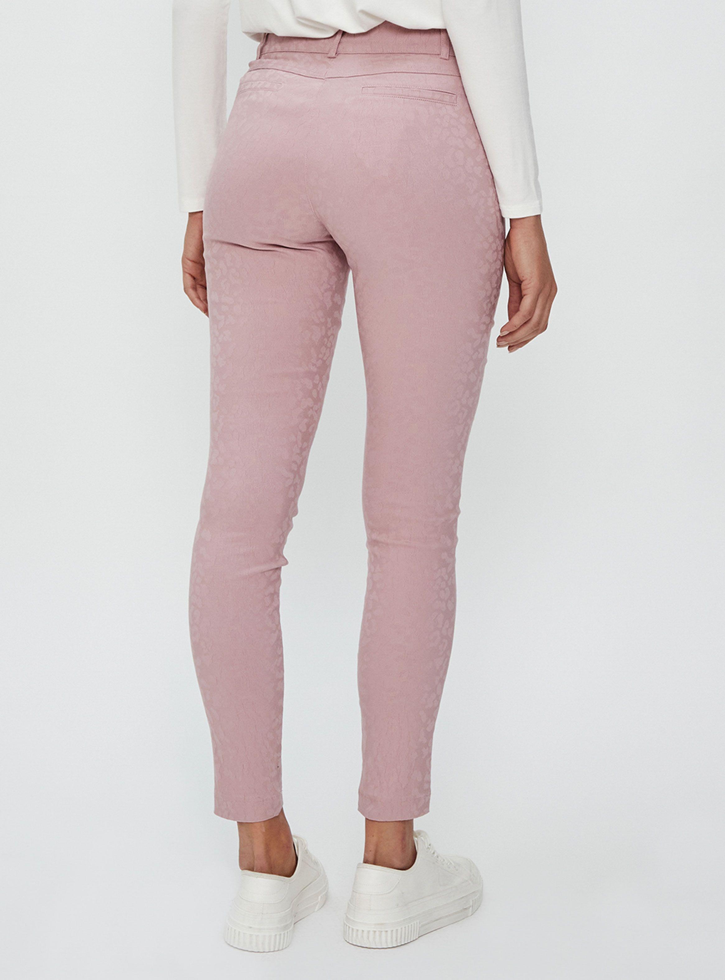 Pantalón Skinny Ajustado Rosé-1