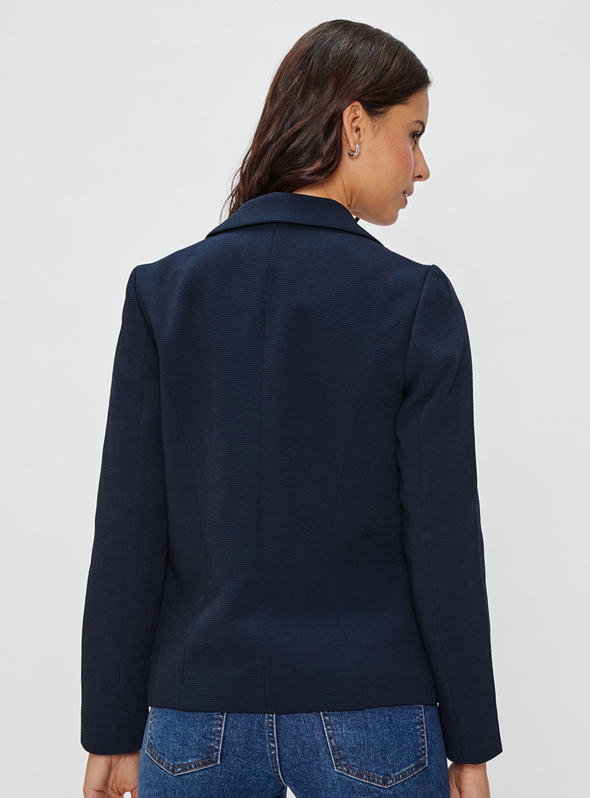 Blazer Textura Bleu-1