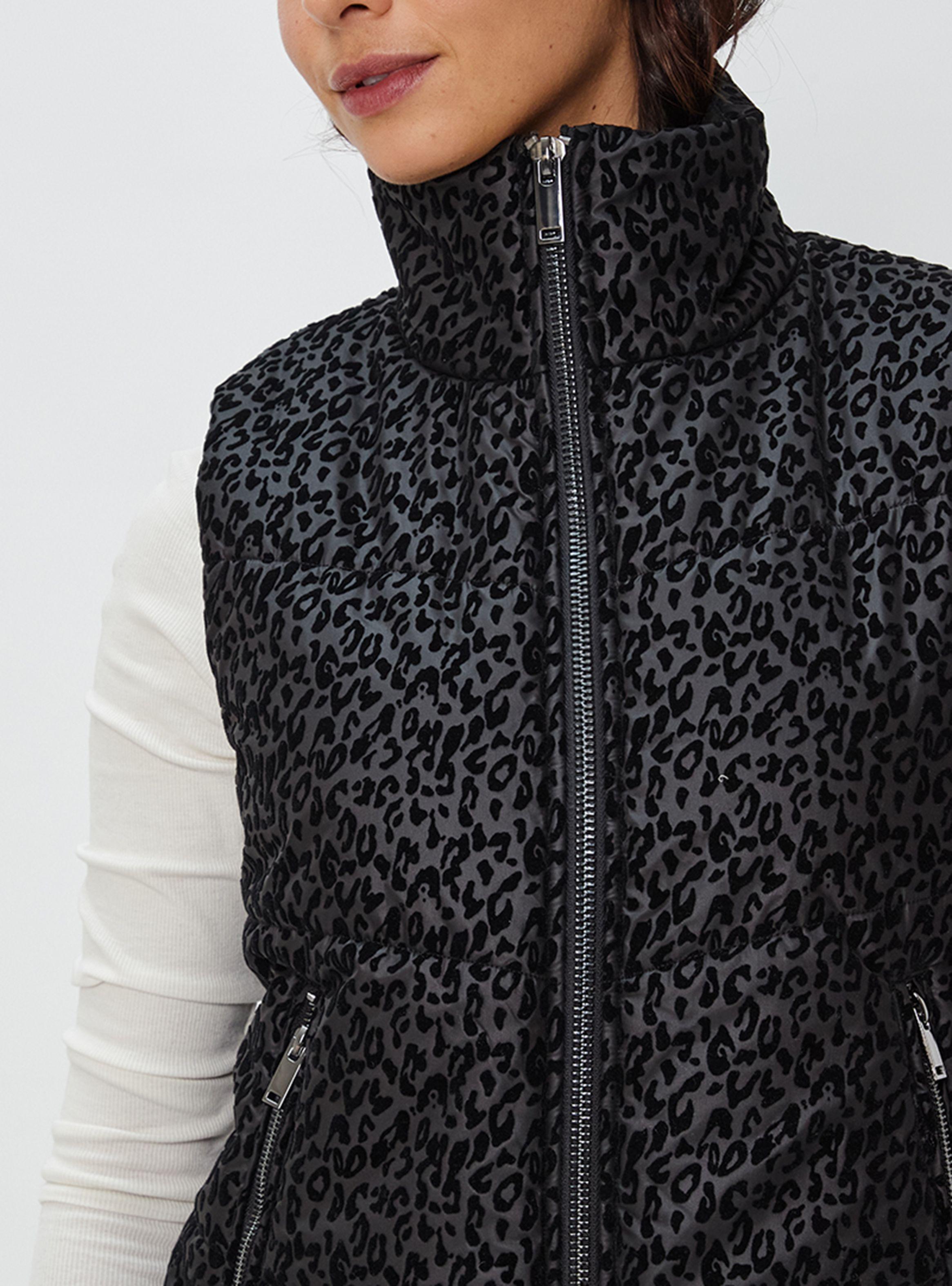 Parka Animal Print Sin Mangas-2