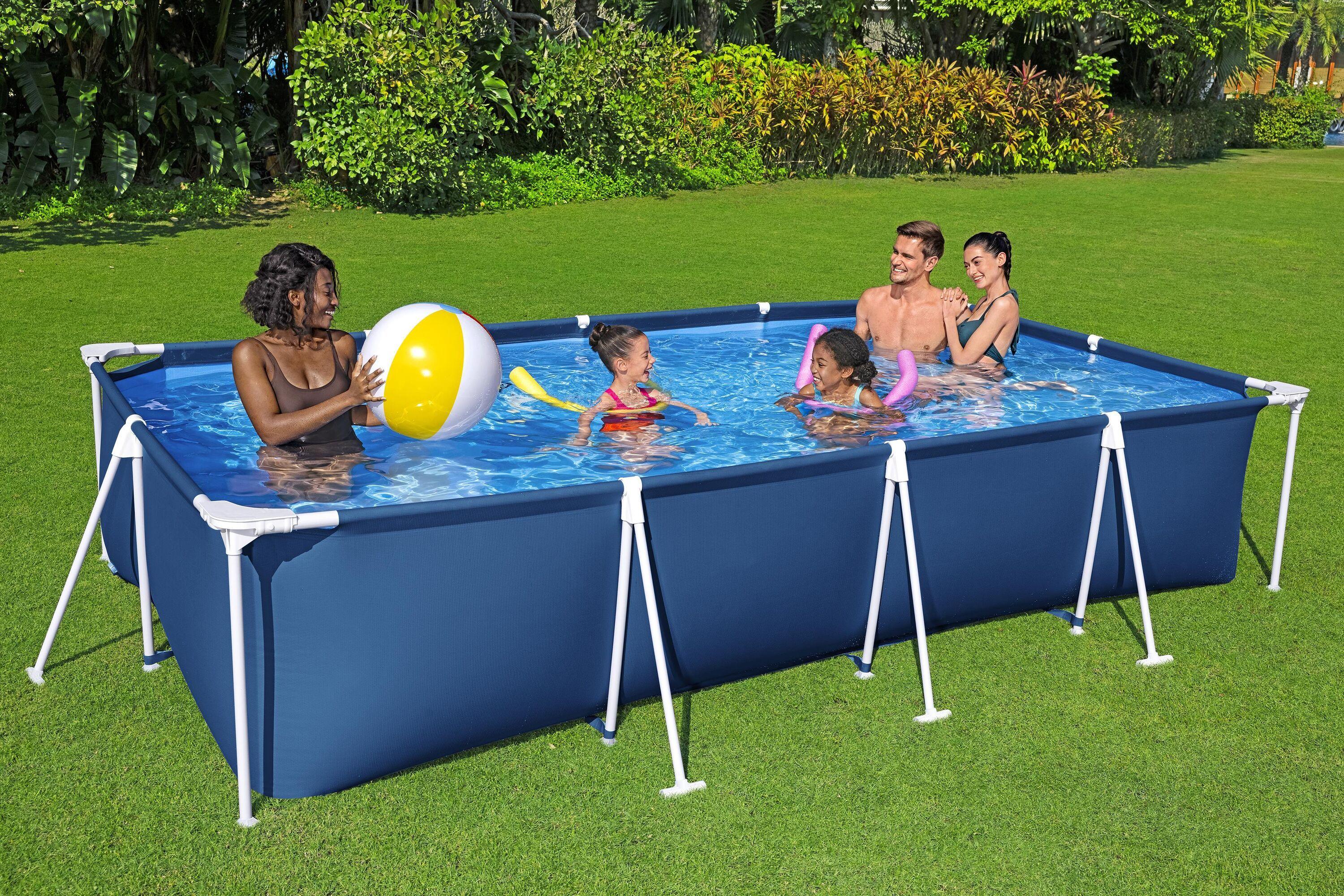 Piscina Desmontable Rectangular Steel Pro 4 x 2.11 x 0.81 m-4