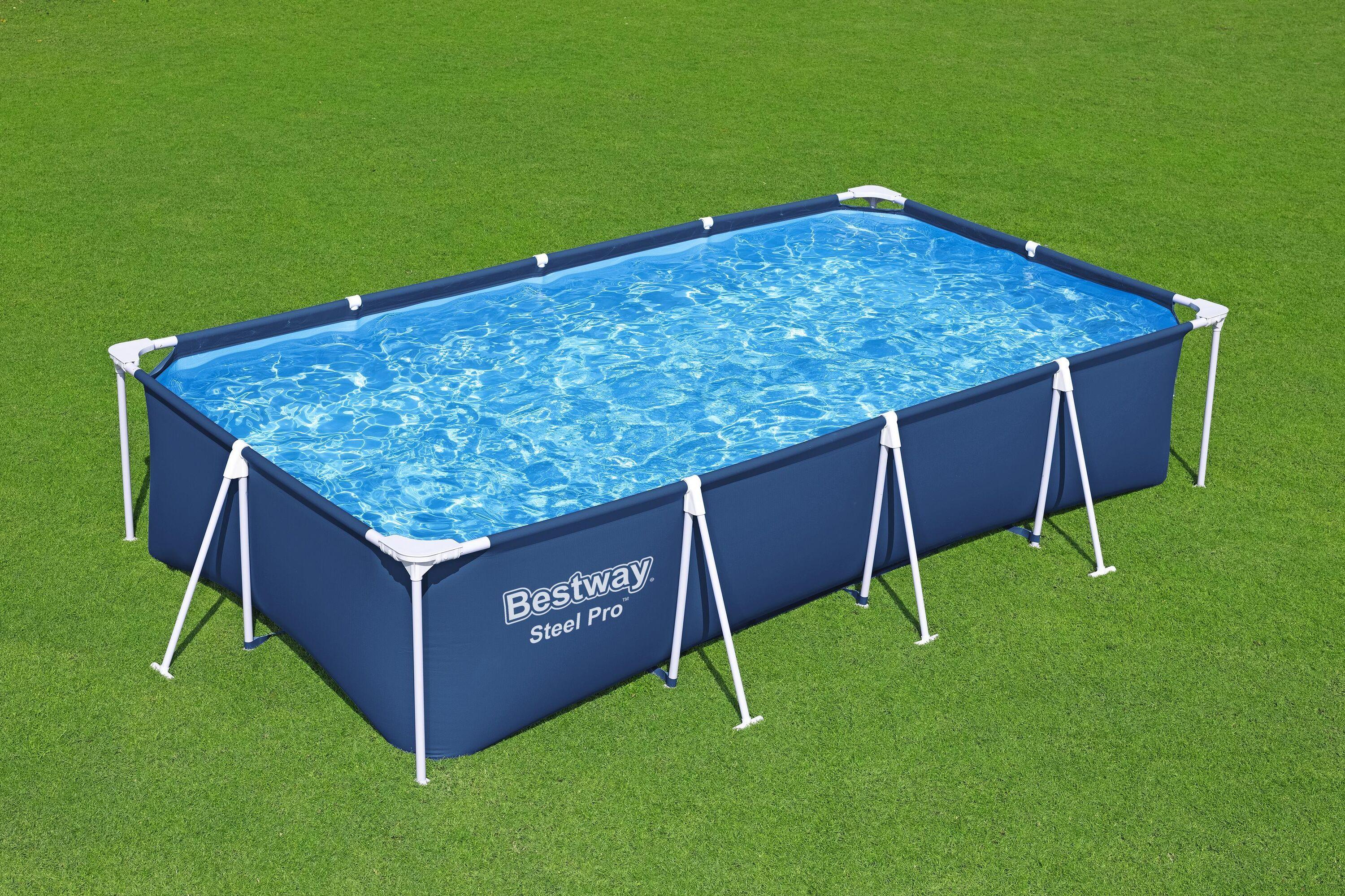 Piscina Desmontable Rectangular Steel Pro 4 x 2.11 x 0.81 m-1