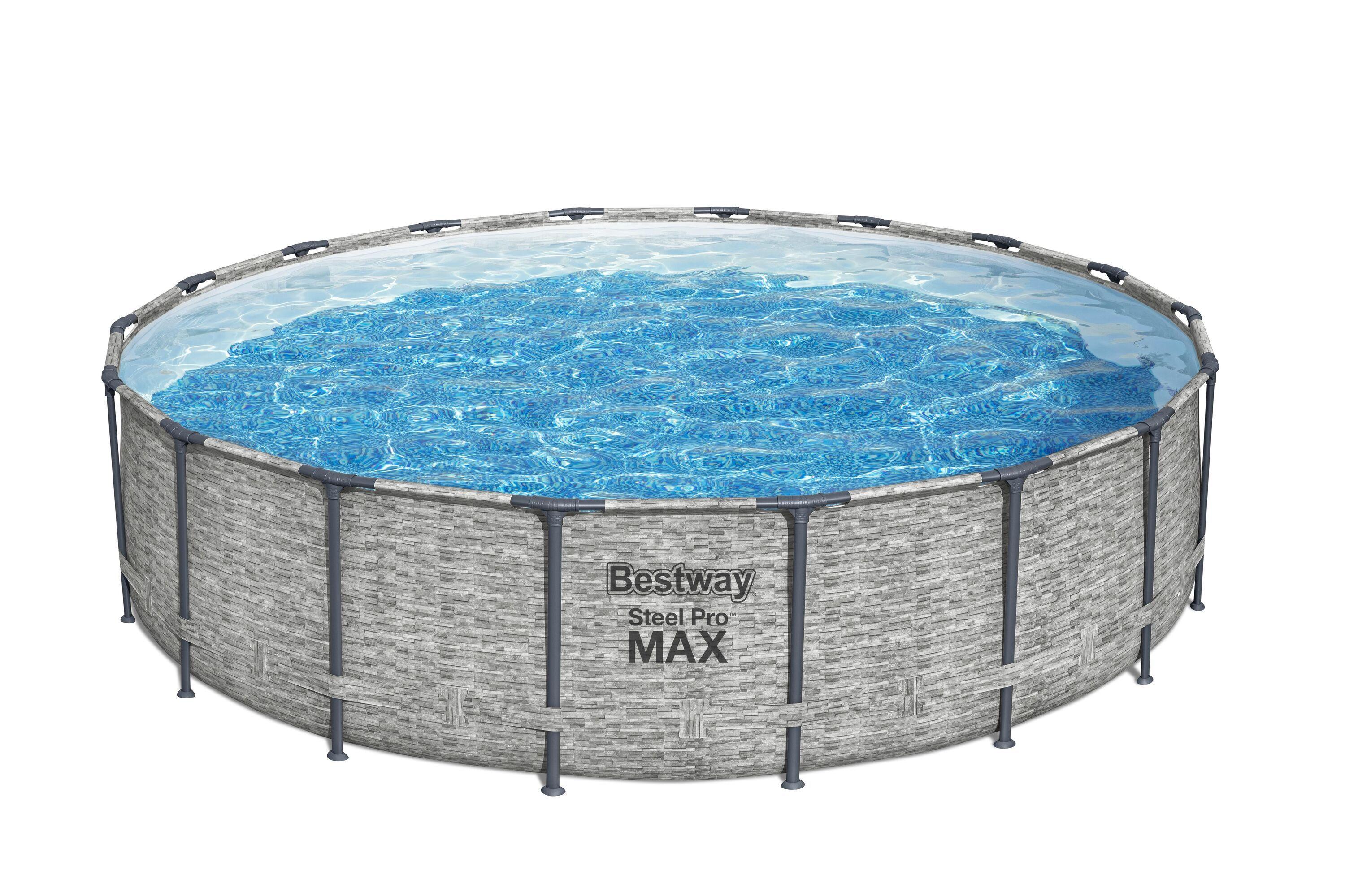 Piscina Desmontable Redonda Steel Pro MAX 5.49 m x 1.22 m-2
