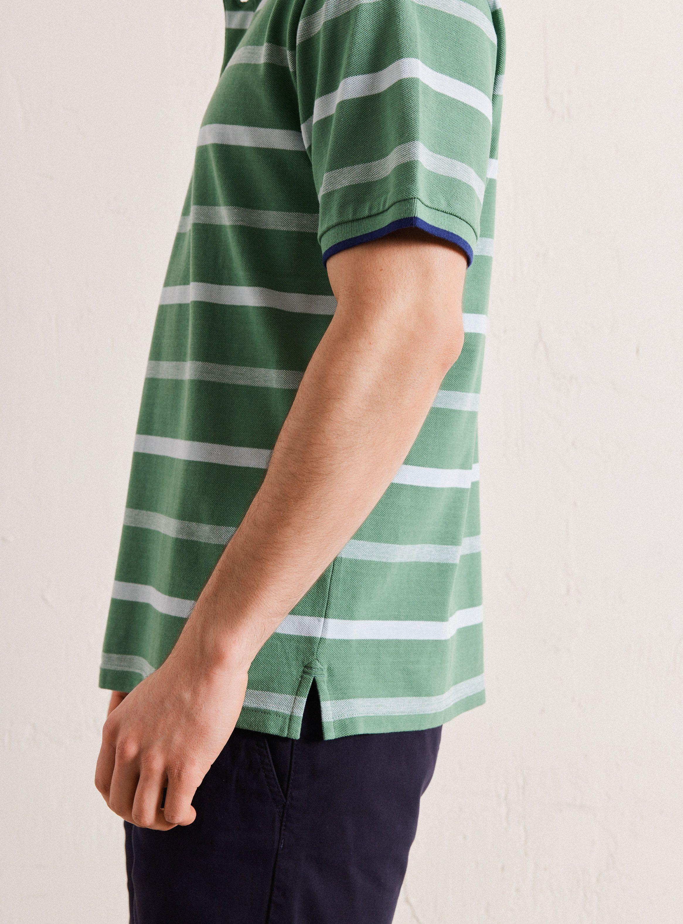 Polera Polera Piqué Bloques Bloques Detalle Color Cuello-3