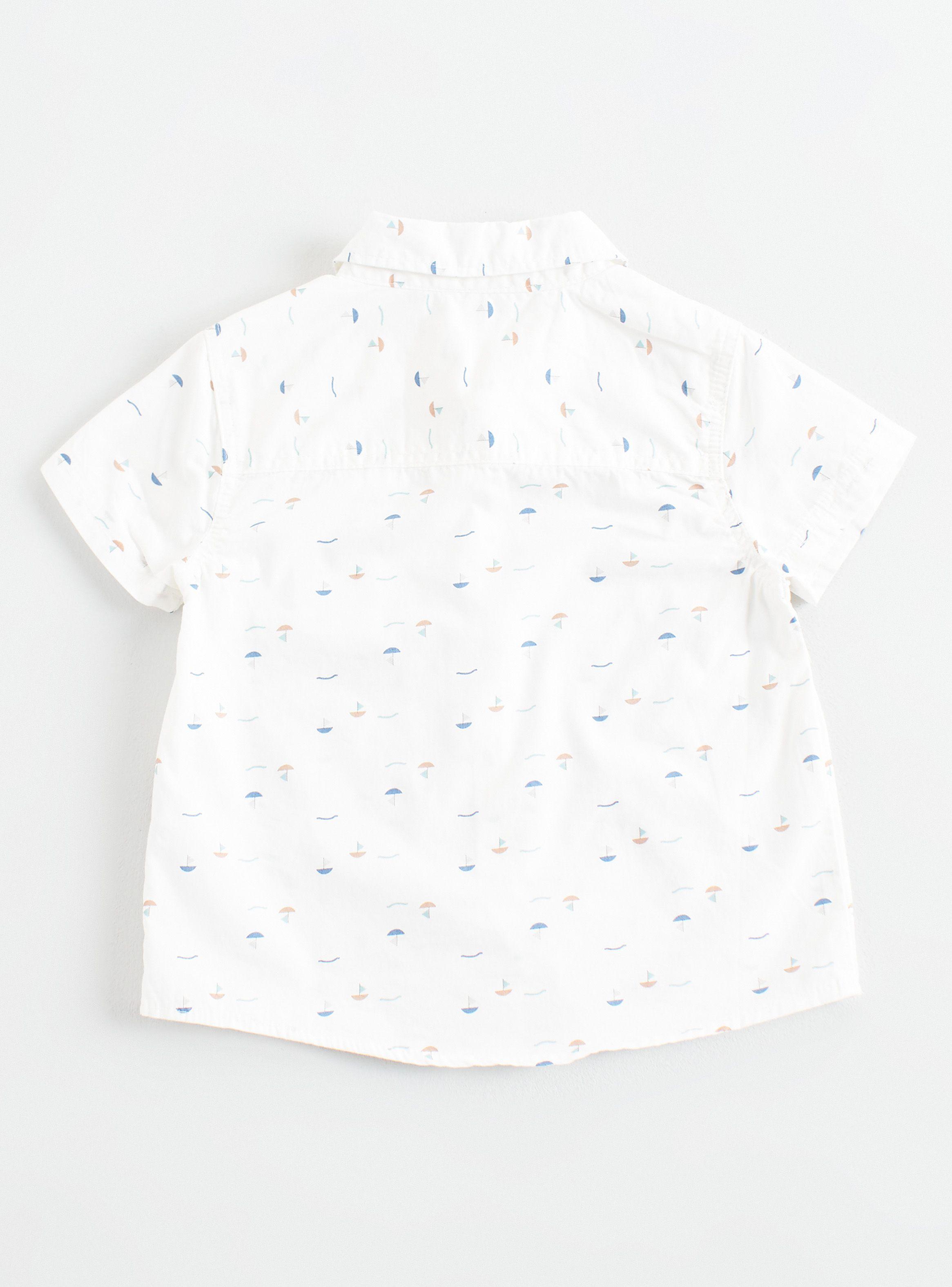 Camisa Miniprint Algodón Niño-1