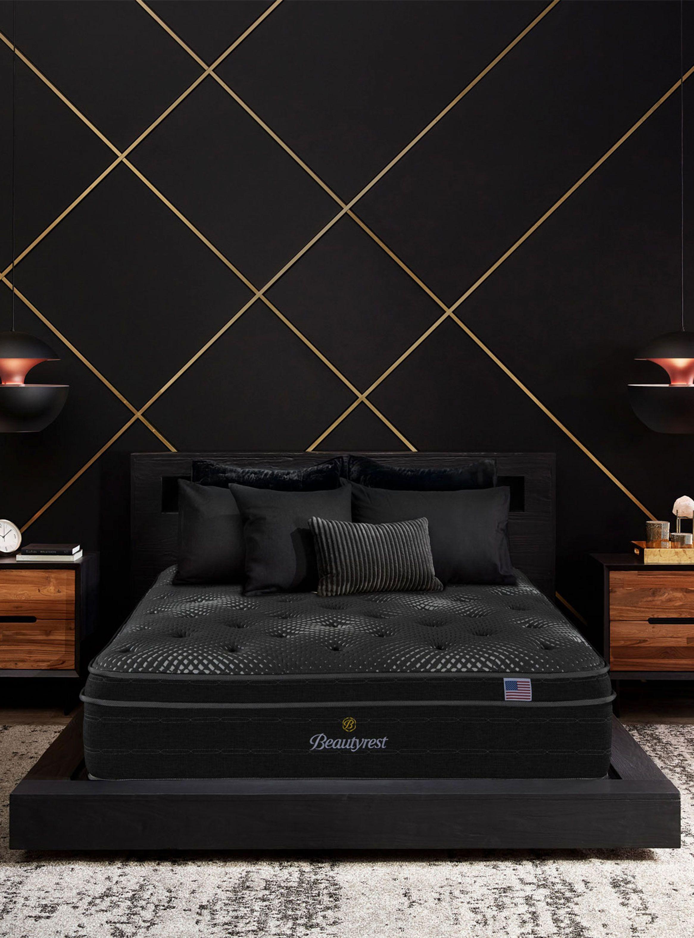 Cama Europea Platinum 2 Plazas + Respaldo Tignes Marengo-5