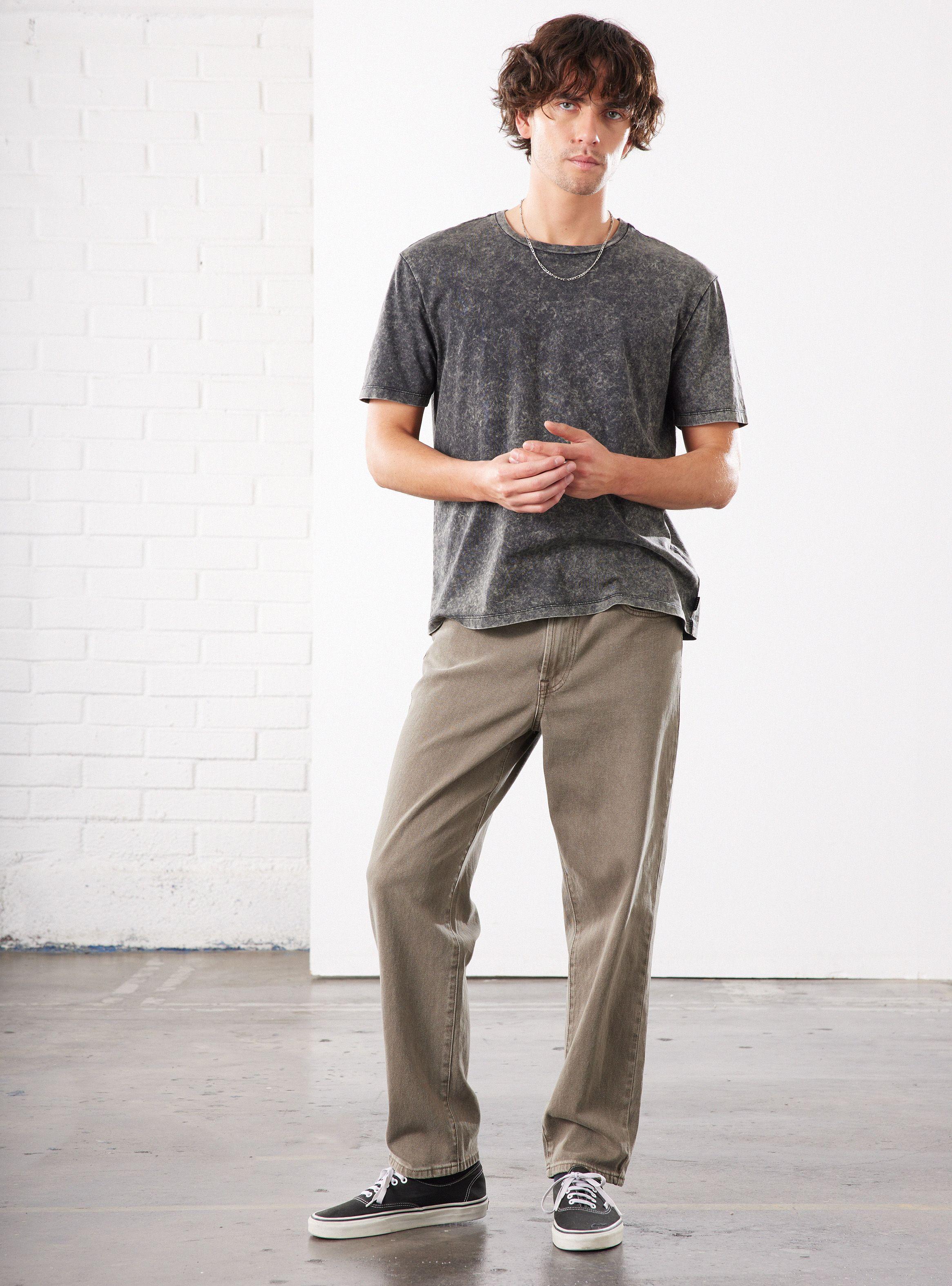 Jeans Tapered Verde-4