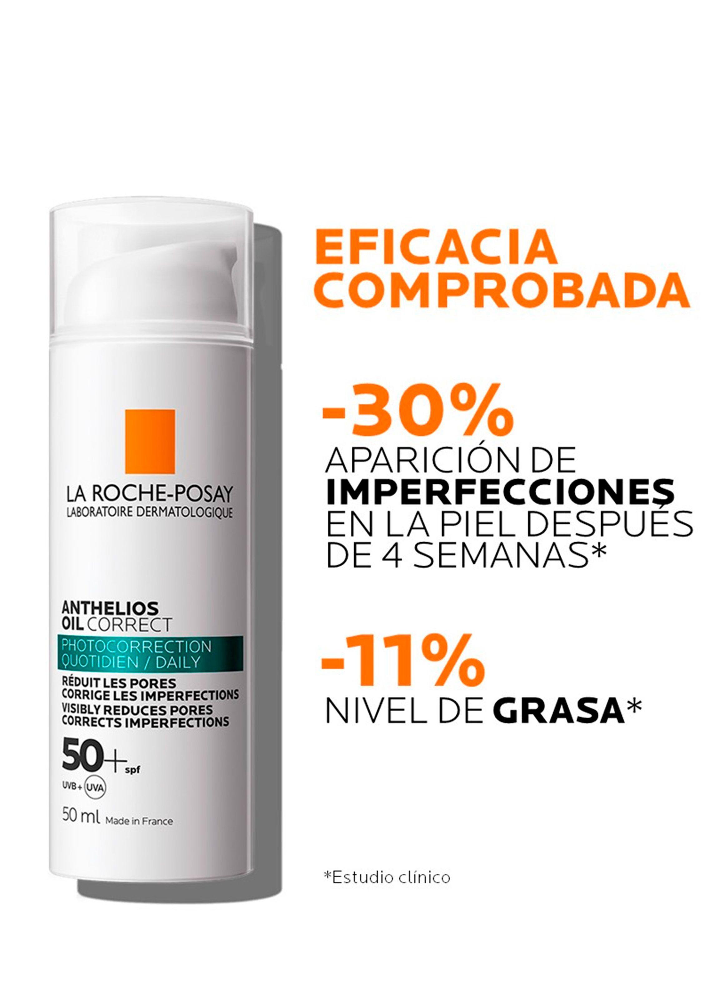Protector Solar Rostro Anthelios Oil Correct FPS50+ 50 ml-4