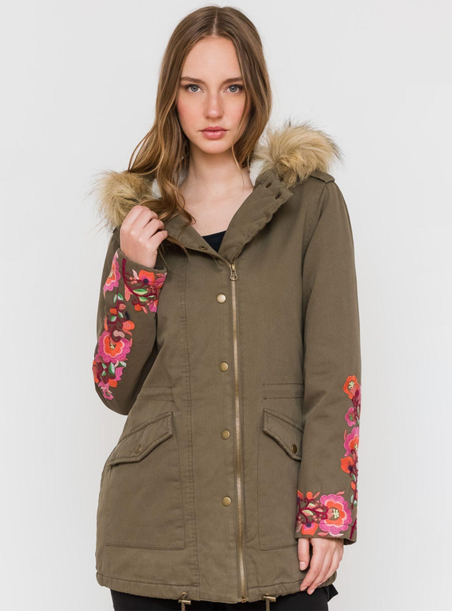 Chaqueta Bordado Floral Umbrale Be-0