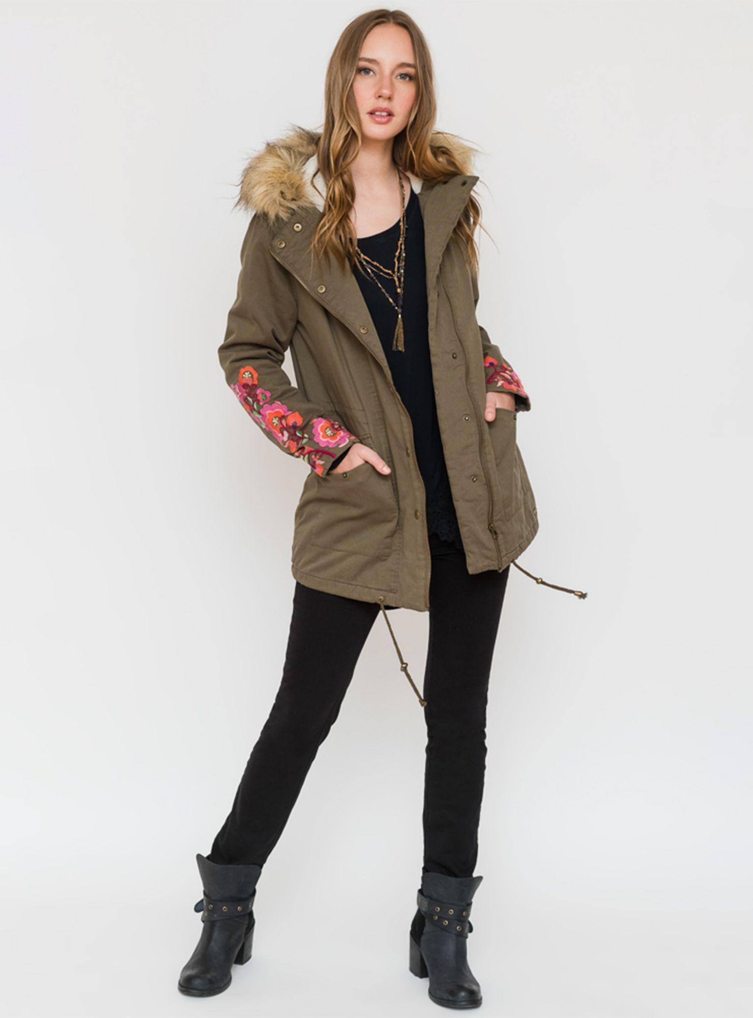Chaqueta Bordado Floral Umbrale Be-3