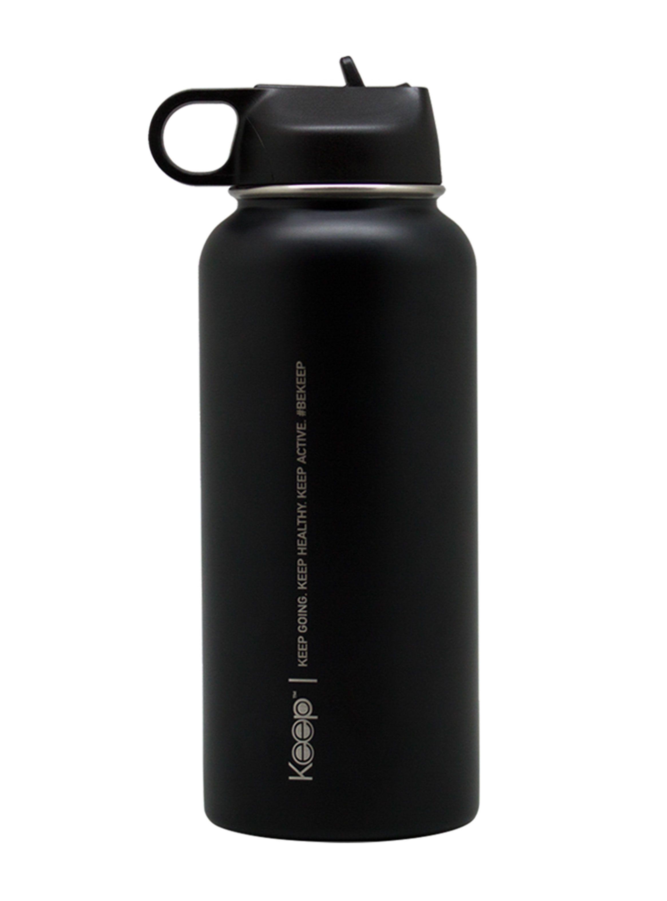 Botella Insulada 1 Litro Negro-0