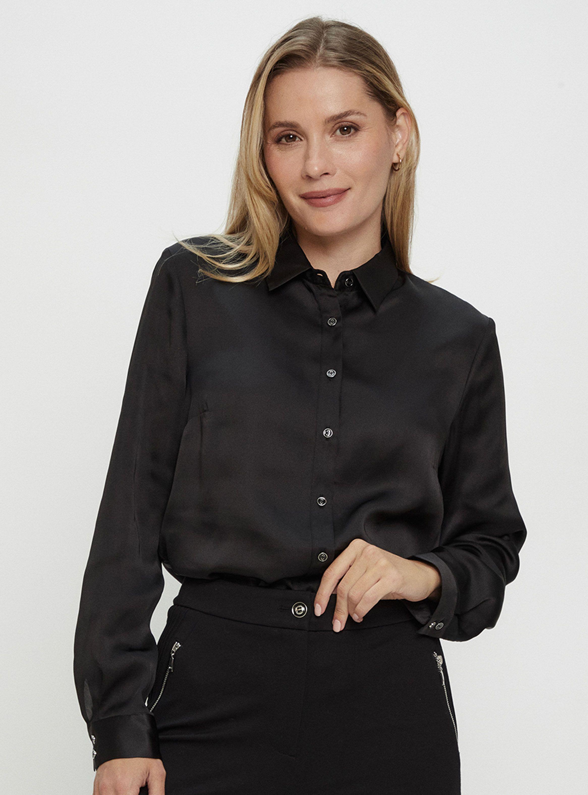 Blusa Camisera Satinada-0