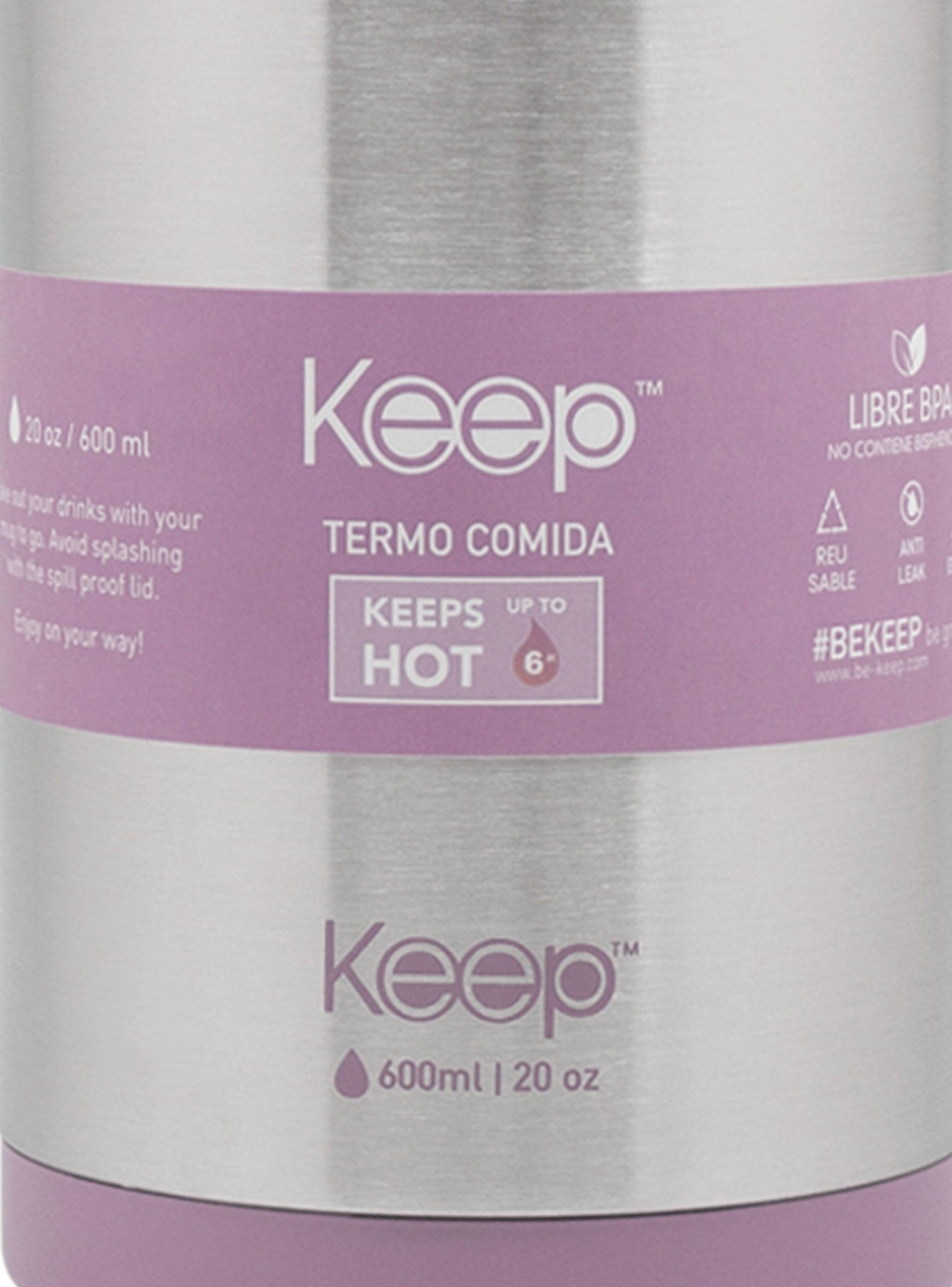 Termo Comida Col 600 ml Lila-1