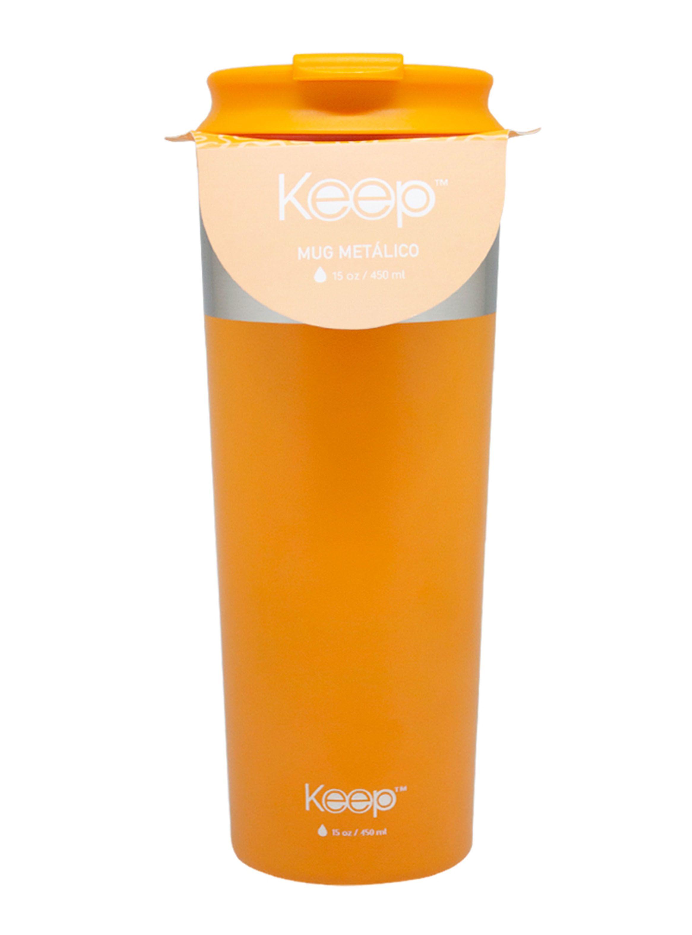 Mug Metálico 450 ml Amarillo-0