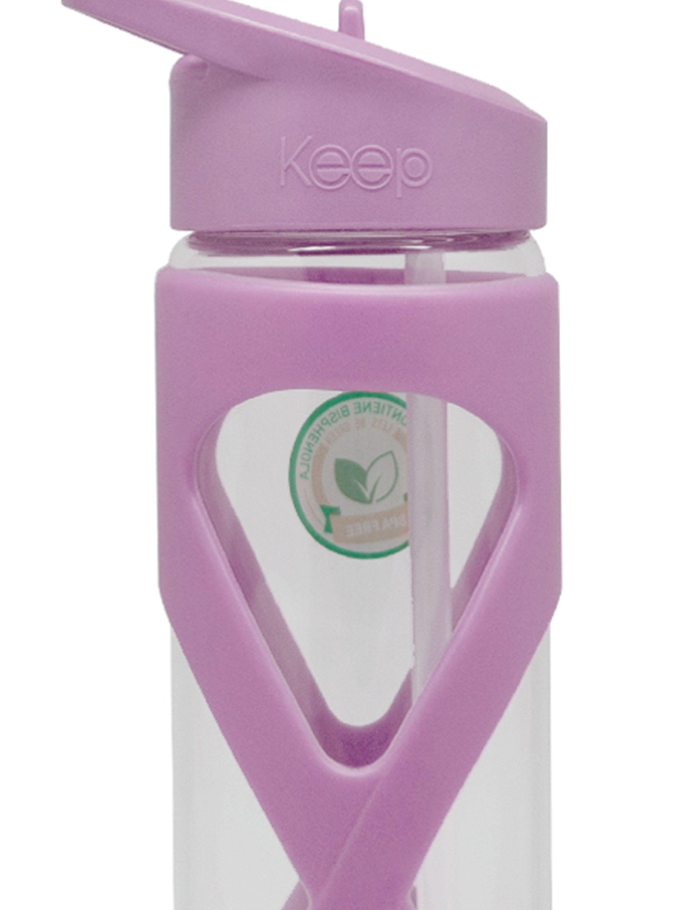 Botella Vidrio Lila-1