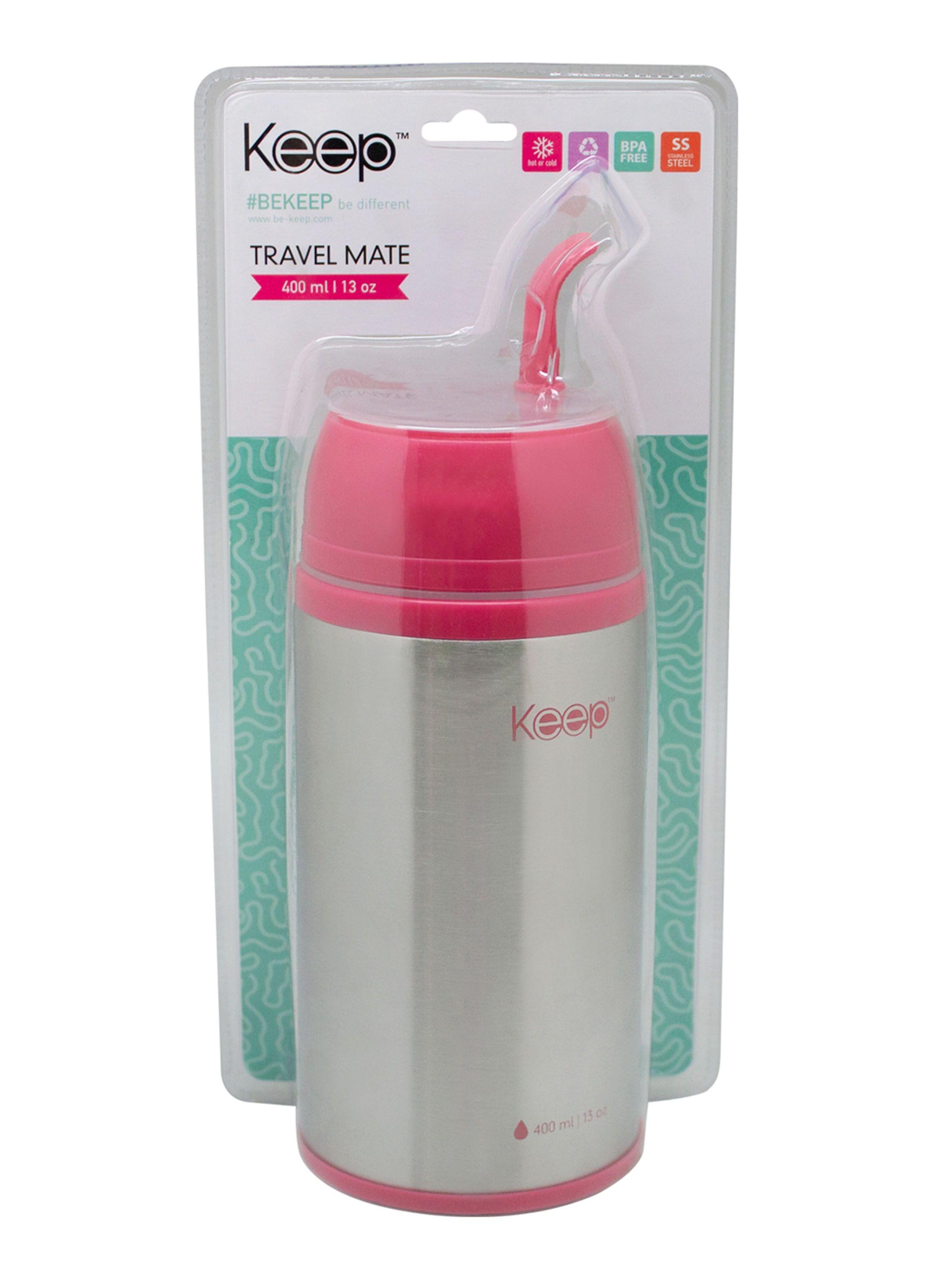 Termo Mate 400 ml Rosado-2