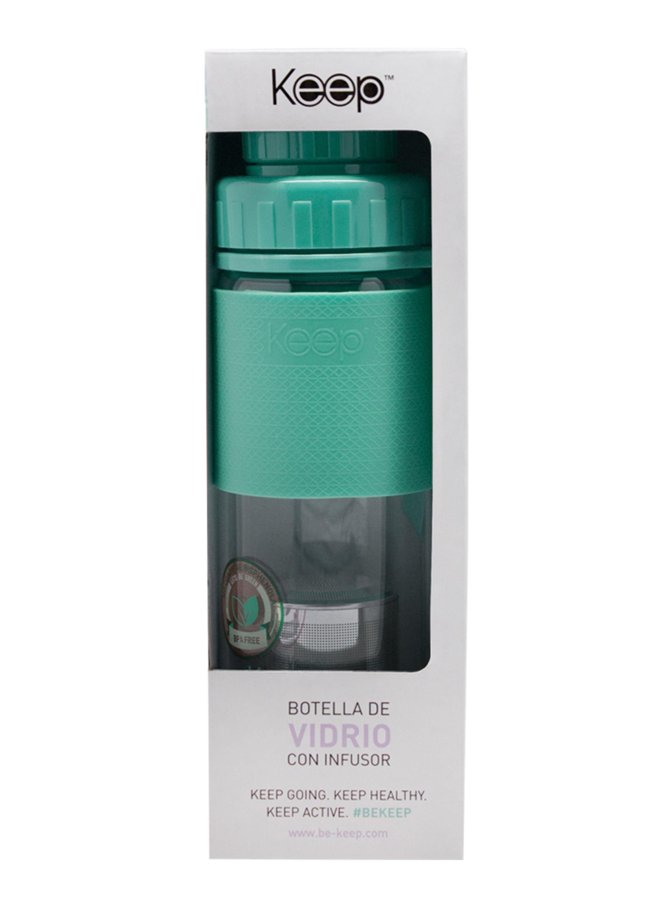 Botella Te Vidrio Celeste-2