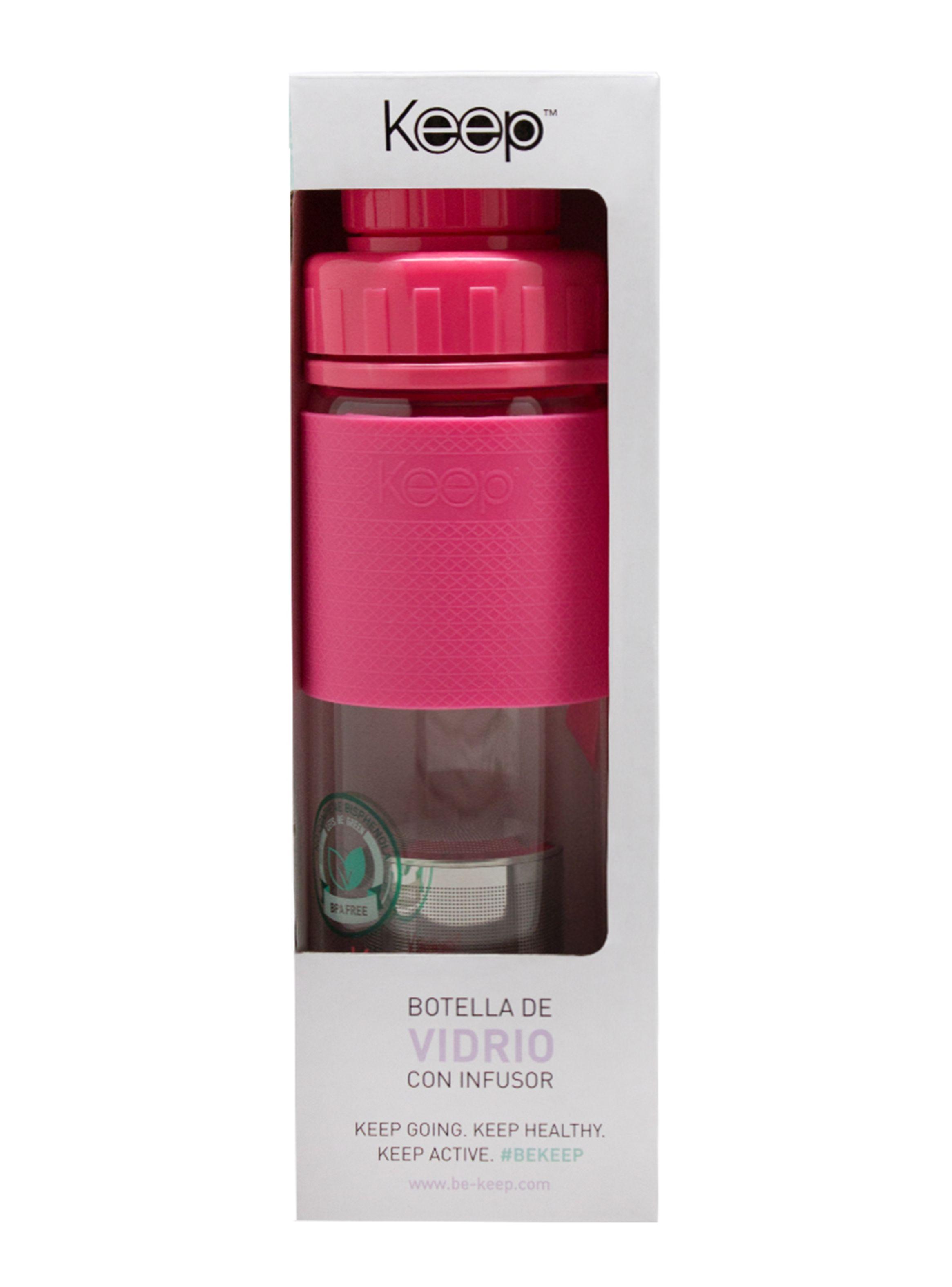 Botella Te Vidrio Rosado-2