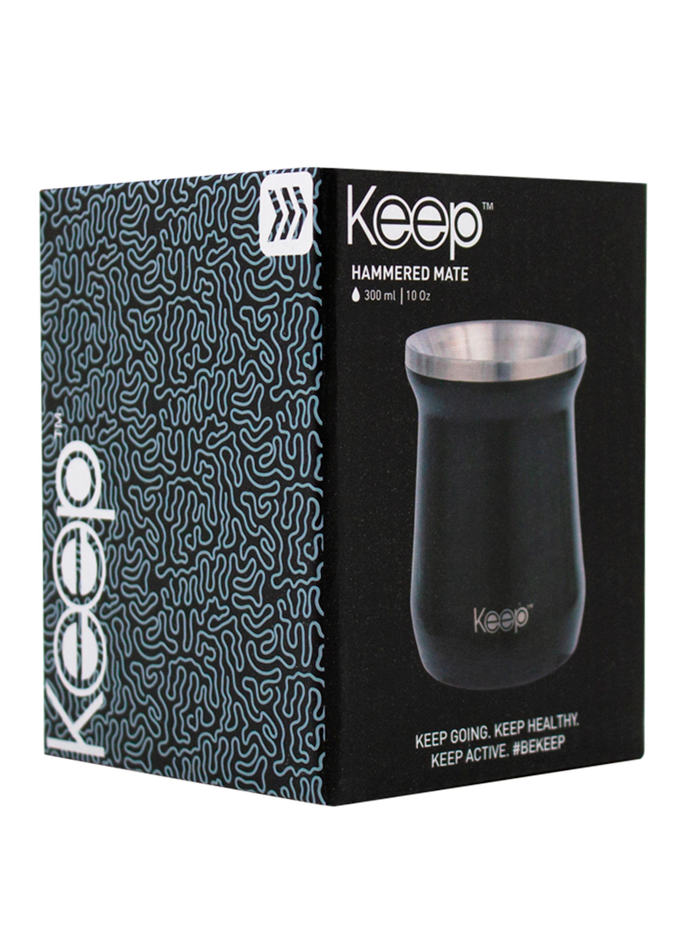 Mate Caja Hammered Negro 300 ml-2