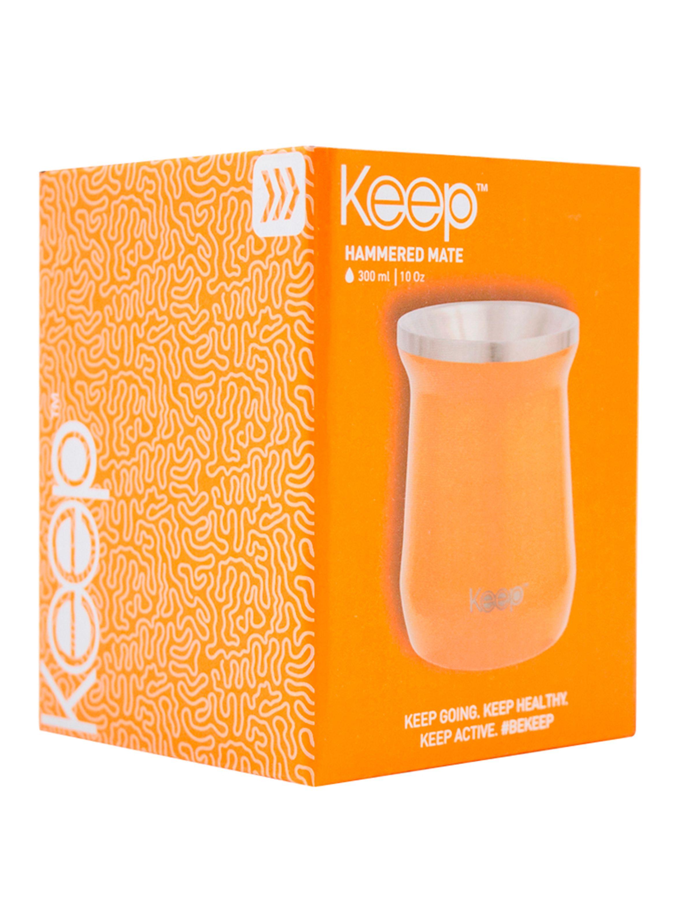 Mate Caja Hammered Amarillo 300 ml-2
