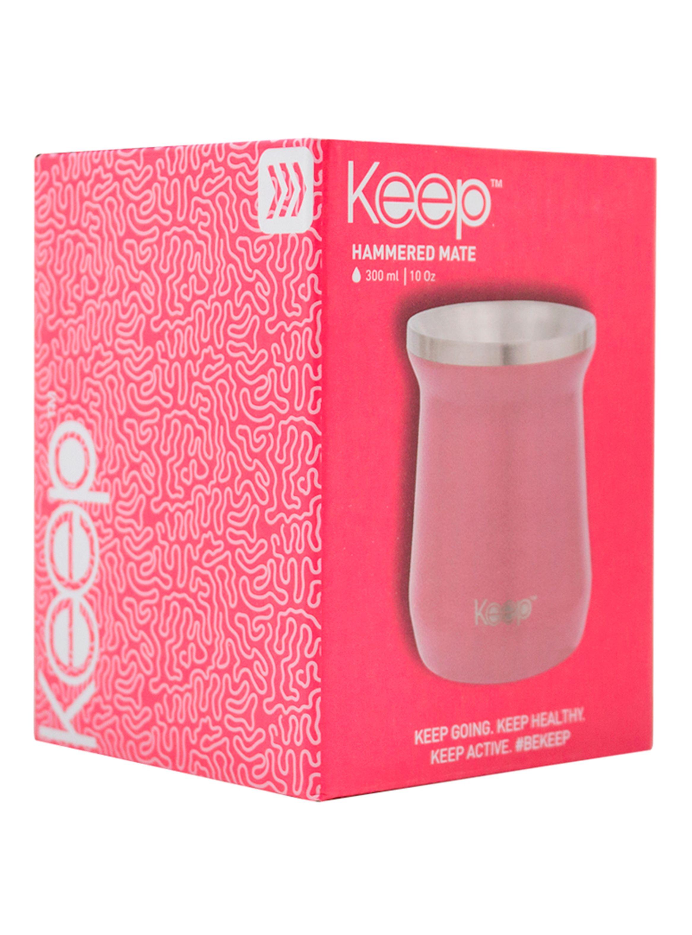 Mate Caja Hammered Rosado 300 ml-2