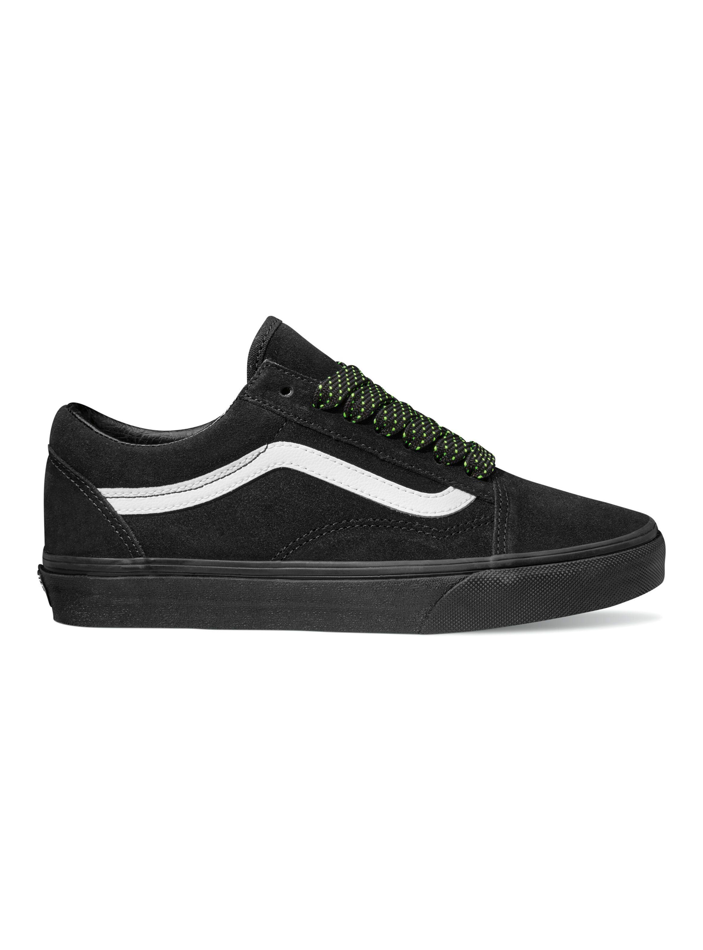 Zapatilla Urbana Black Cuero Old Skool Hombre-0