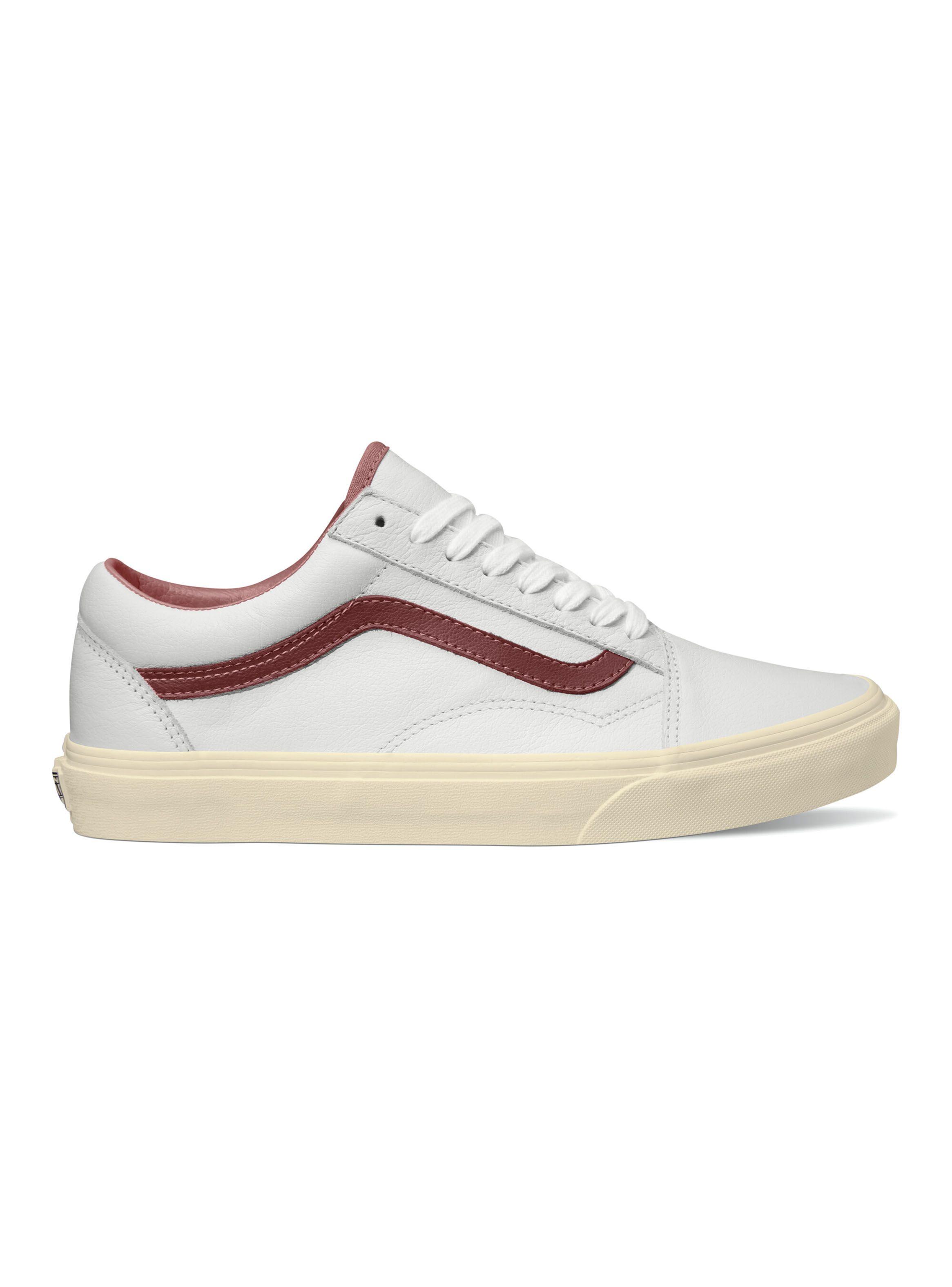 Zapatilla Urbana Cuero Hombre Old Skool Blanco-0