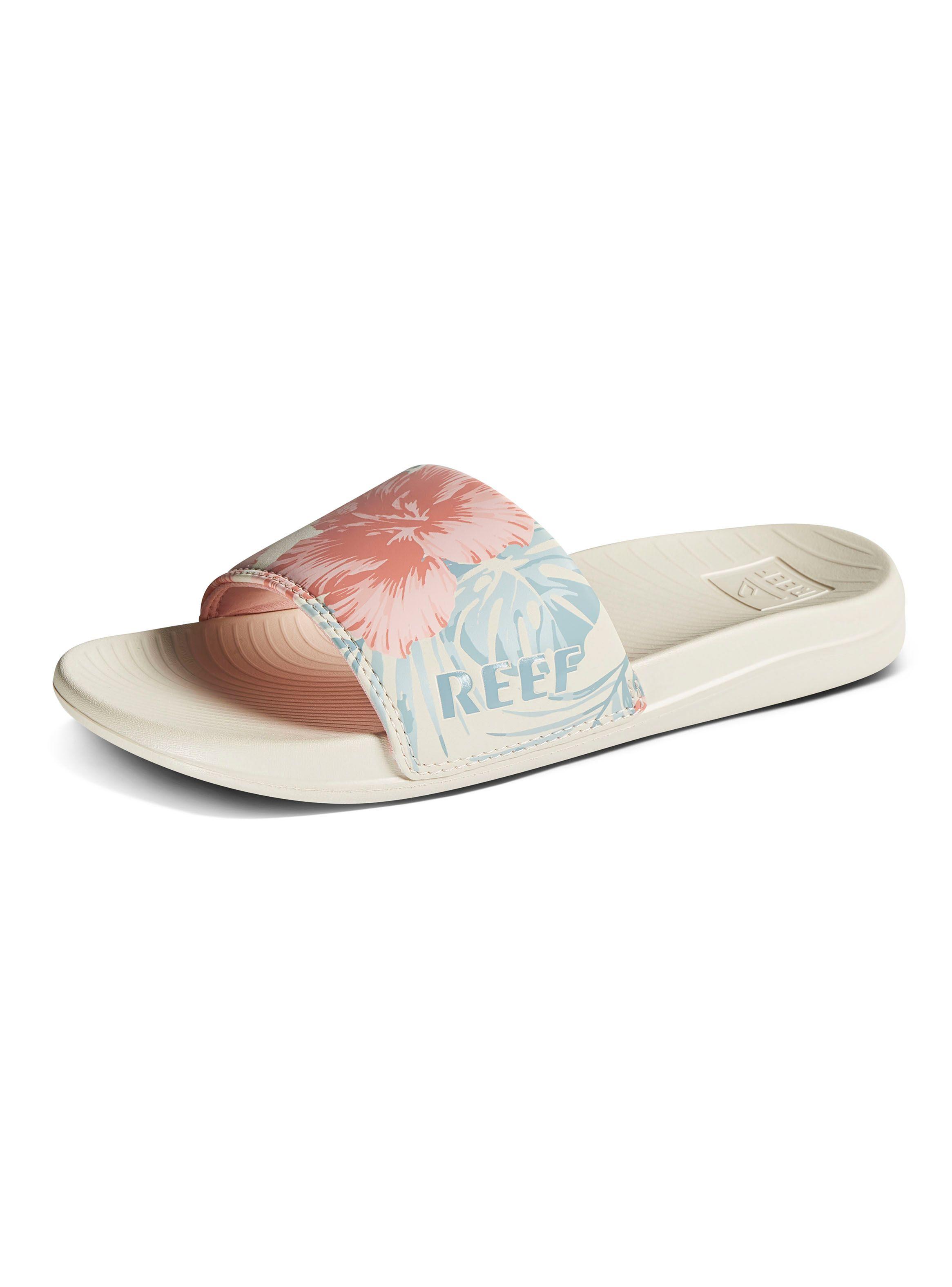 Sandalia Correa Print Floral One Slide Mujer-2