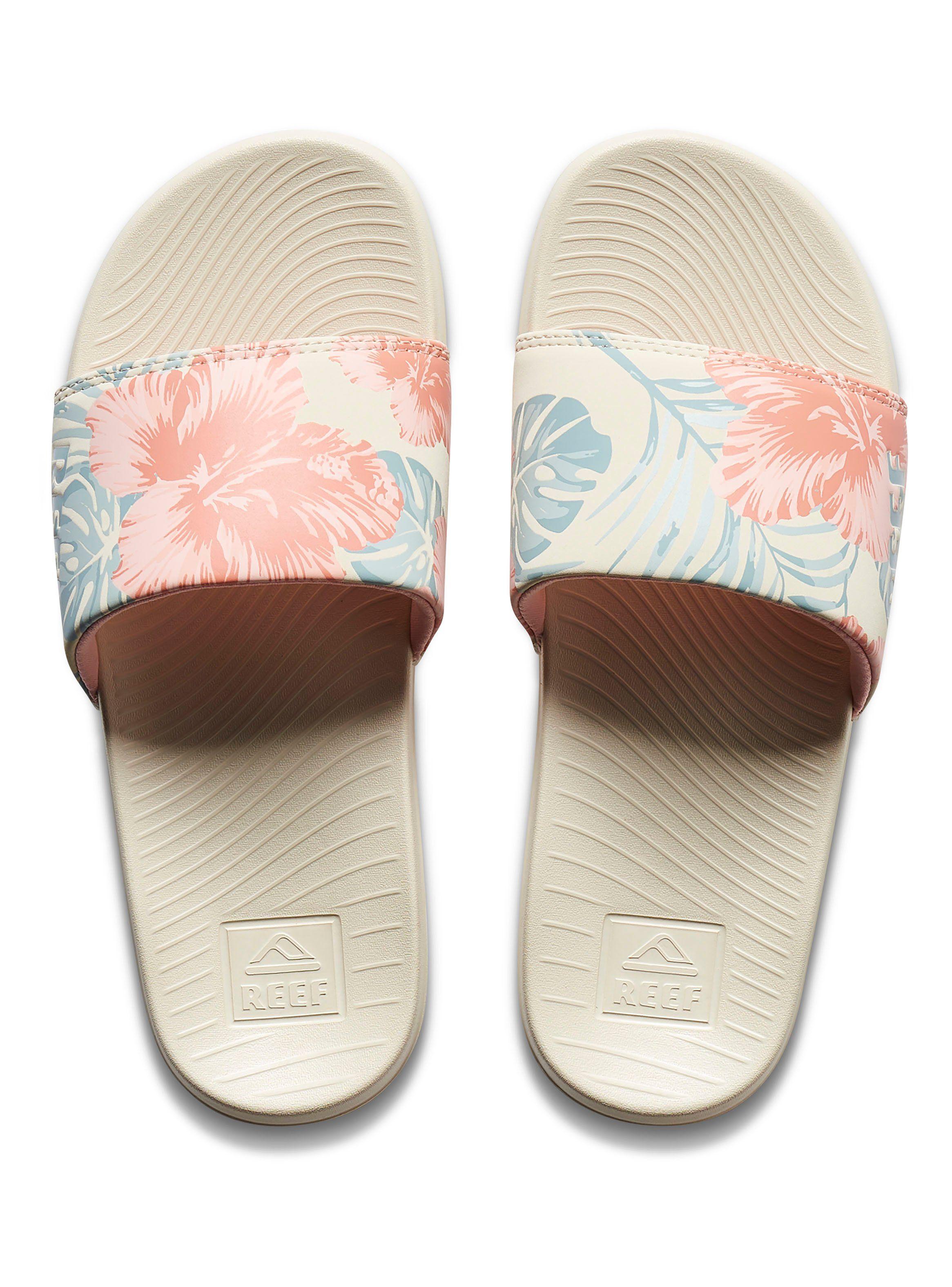 Sandalia Correa Print Floral One Slide Mujer-0