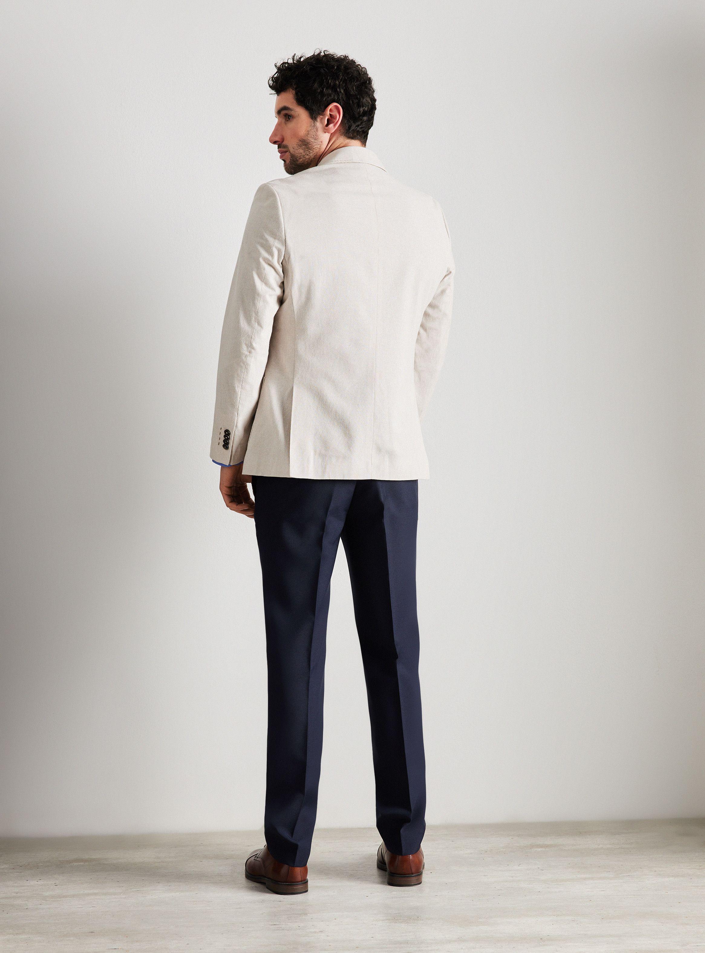 Blazer Vestón Fantasía Cuadrillé Slim Fit de Alaniz