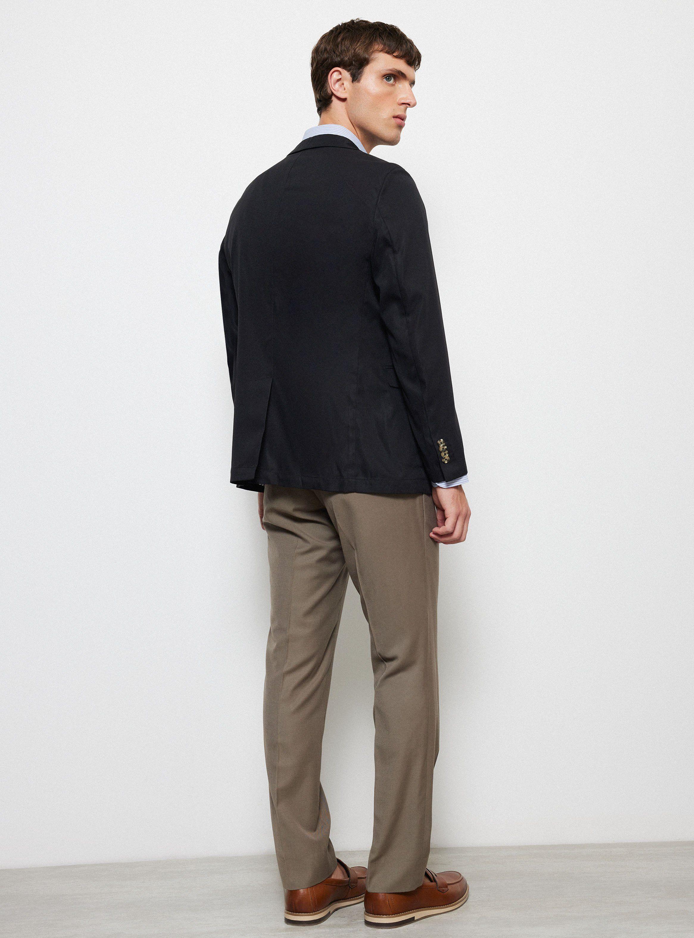 Vestón Recto Desestructurado Slim Fit-5