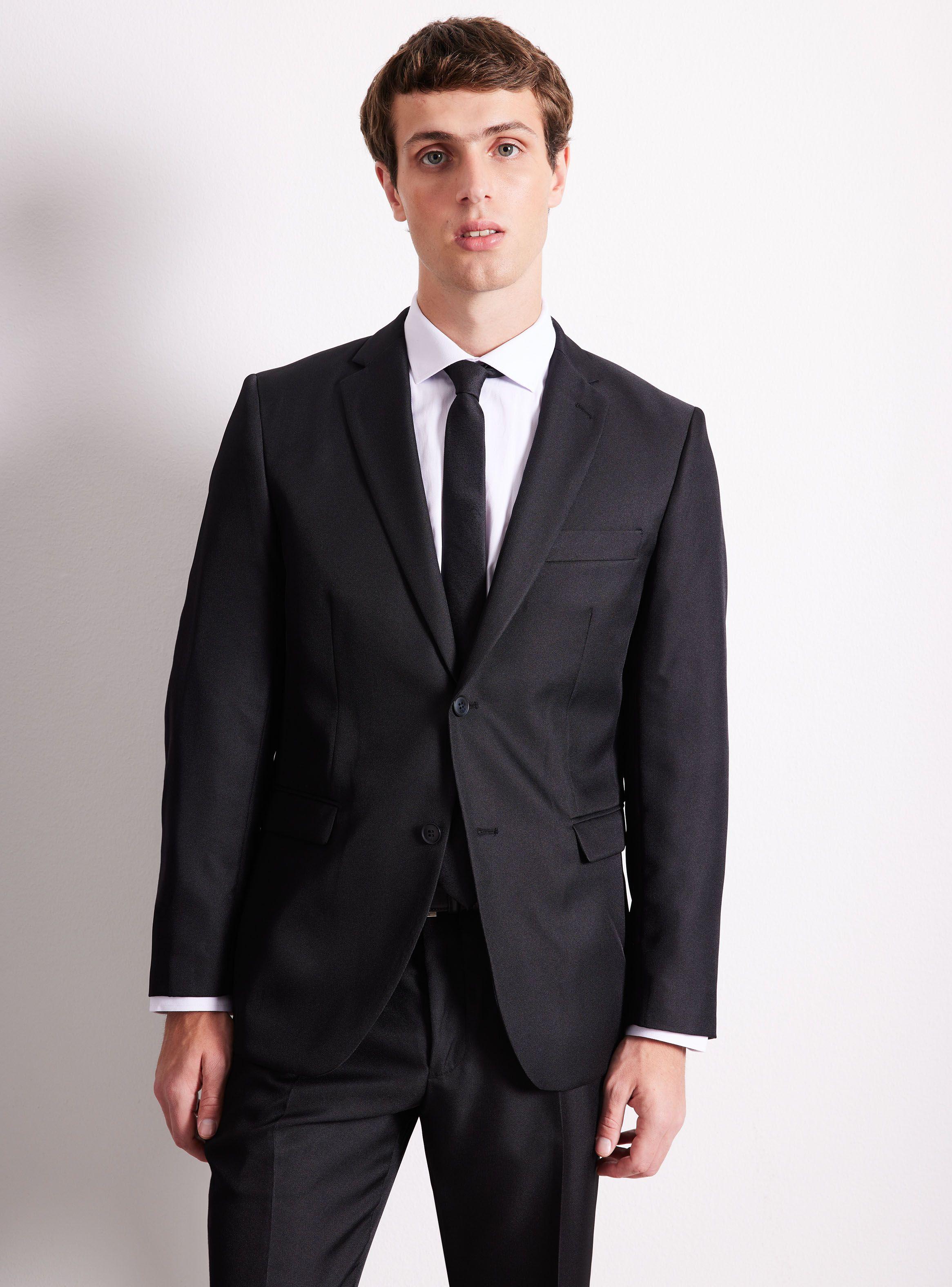 Traje Fantasía Texturada Slim Fit Graduaciones-0