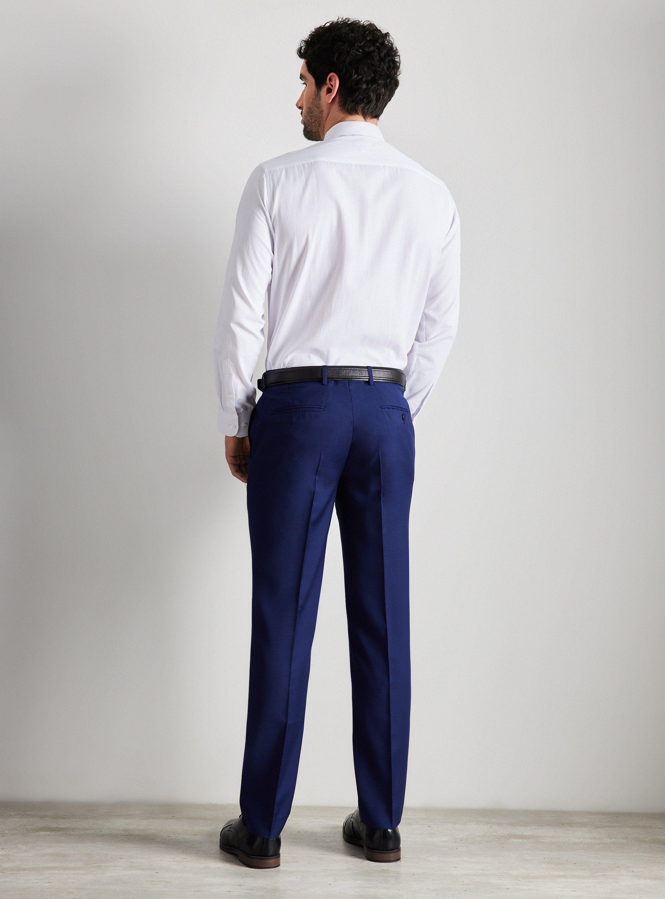 Camisa de Vestir Lisa y Texturada Slim Fit-5