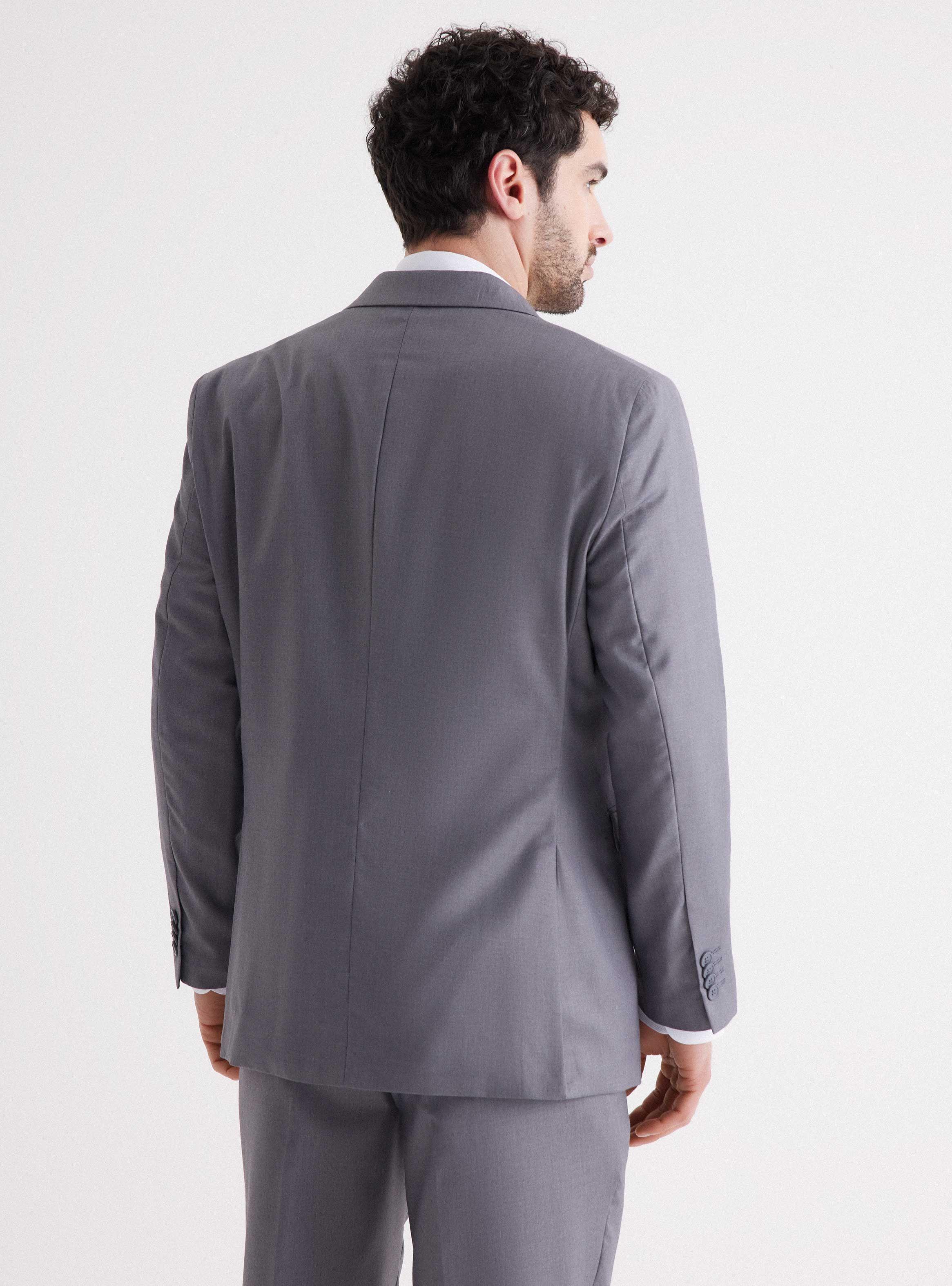 Traje Regular Fit Recto Liso de Johnson Classic