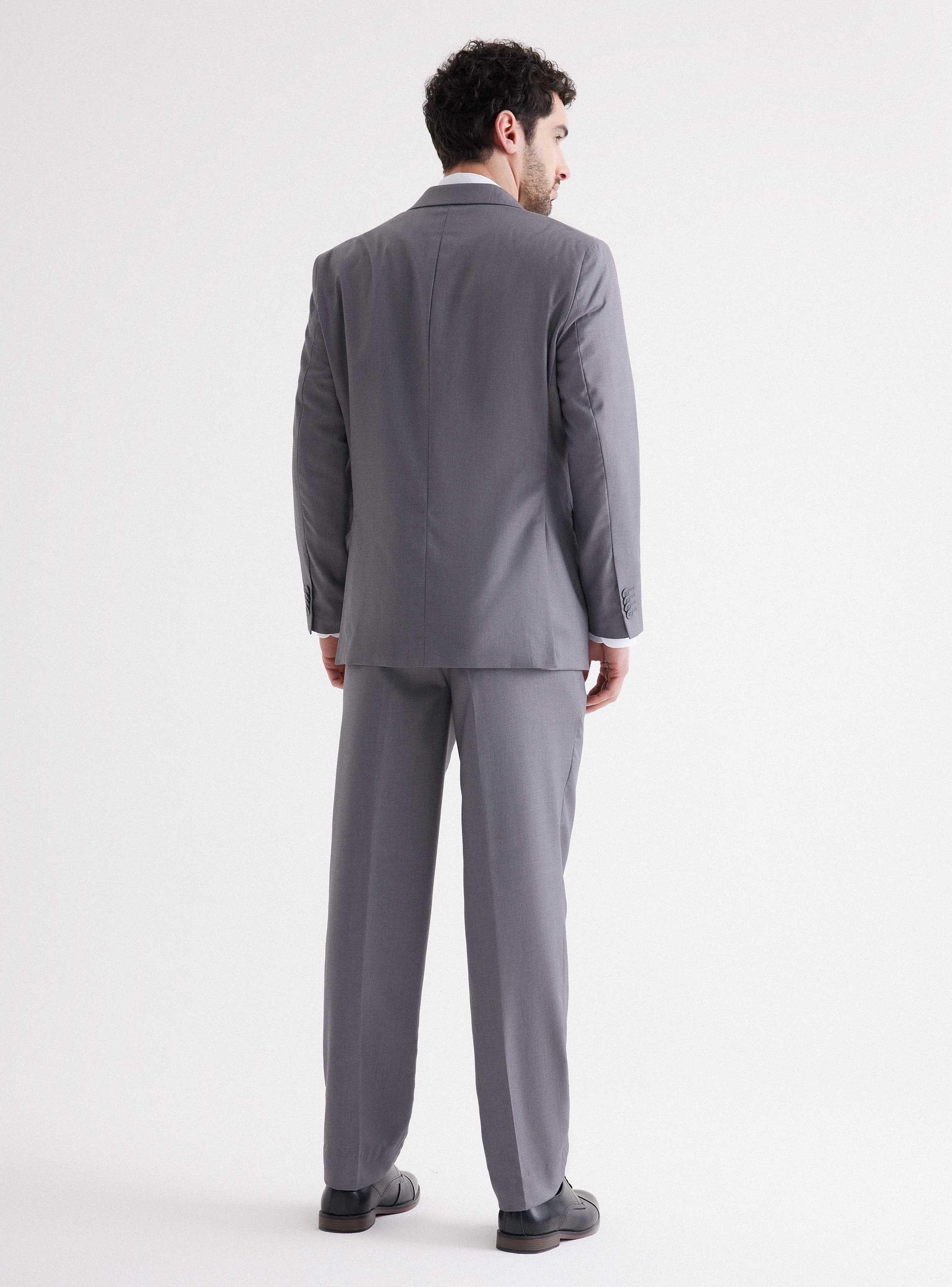 Traje Regular Fit Recto Liso de Johnson Classic