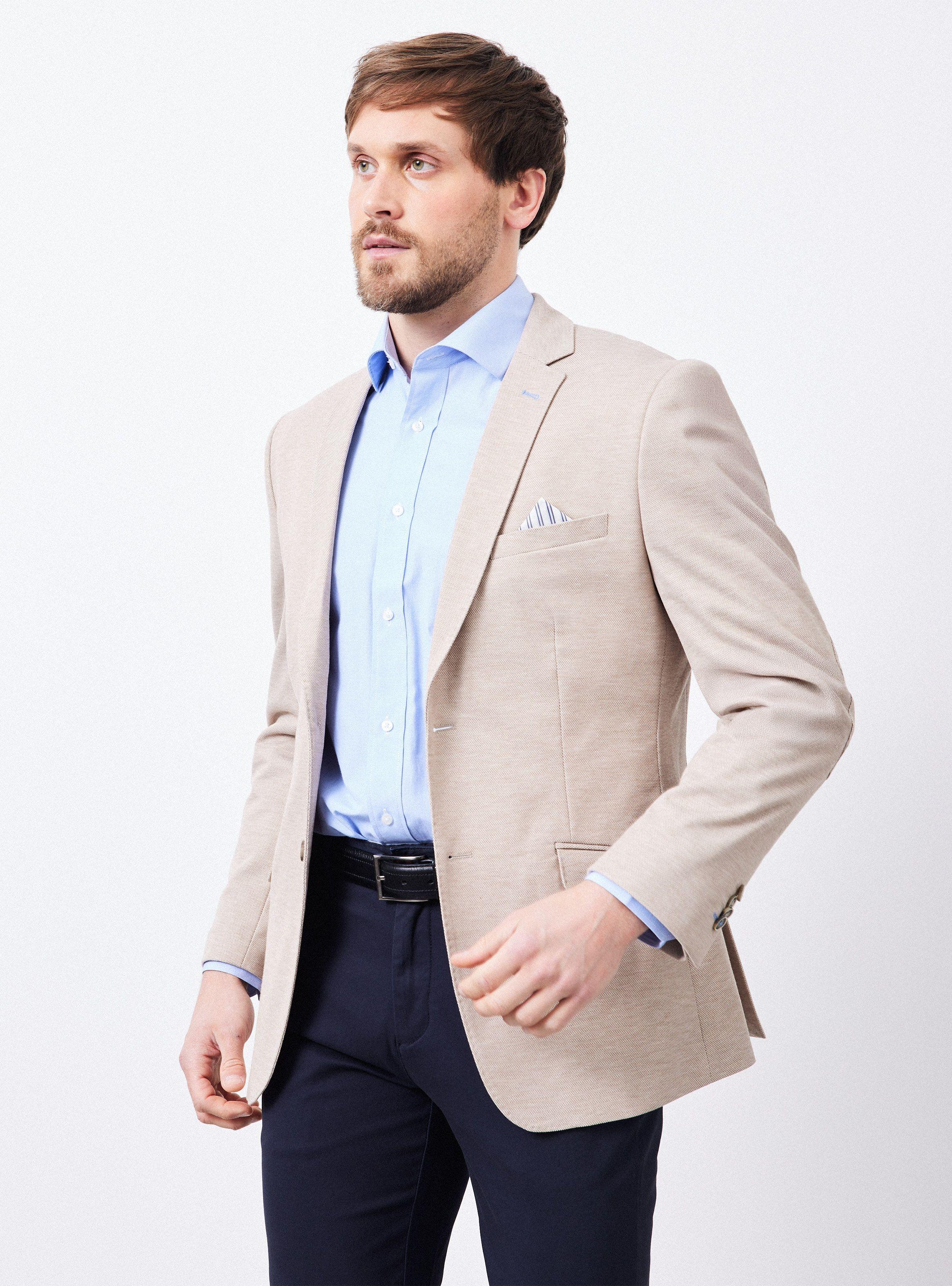Vestón Recto Slim Fit con Coderas-0
