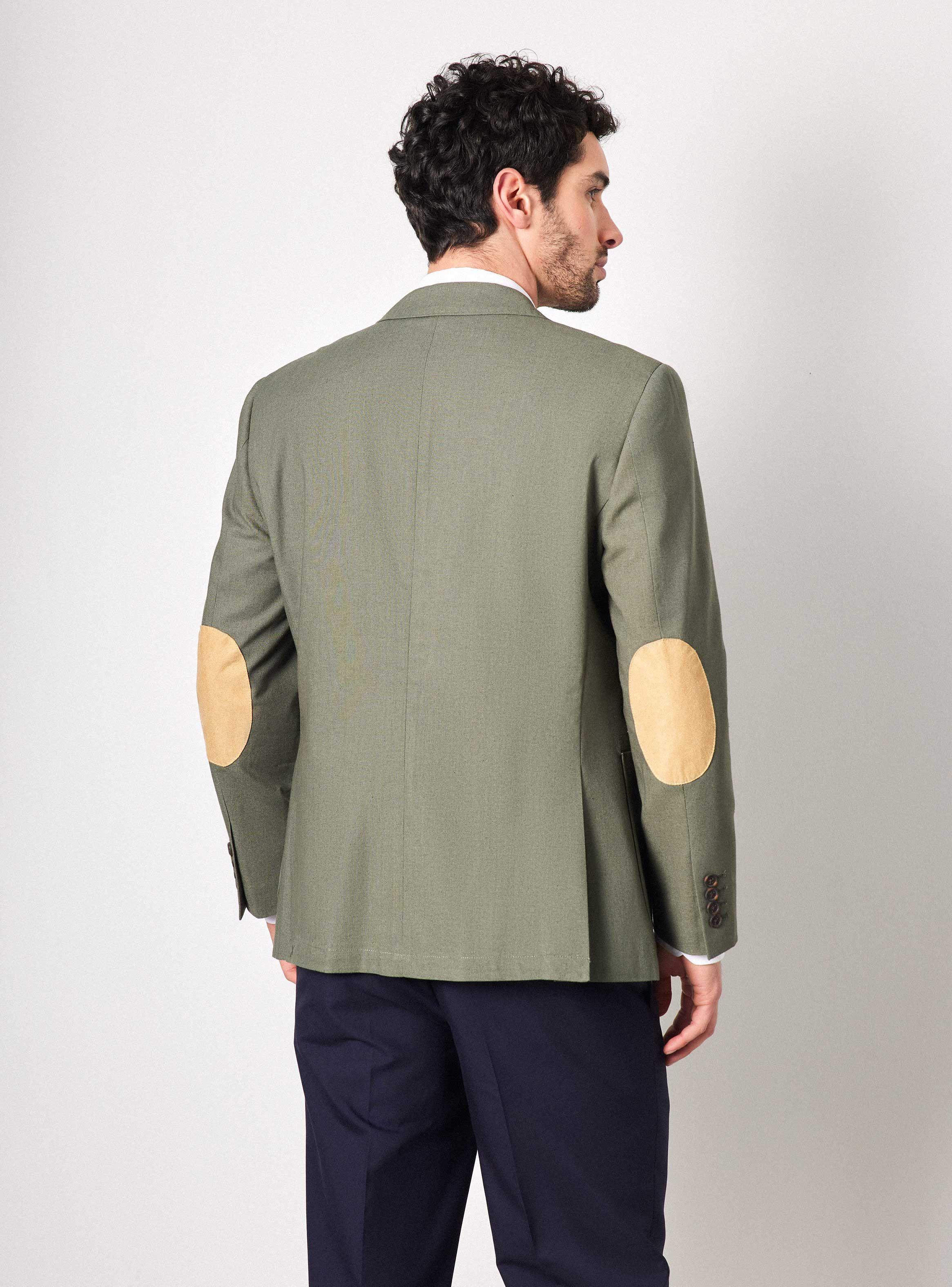 Vestón Recto Slim Fit Tela con Lino Liso de Arrow