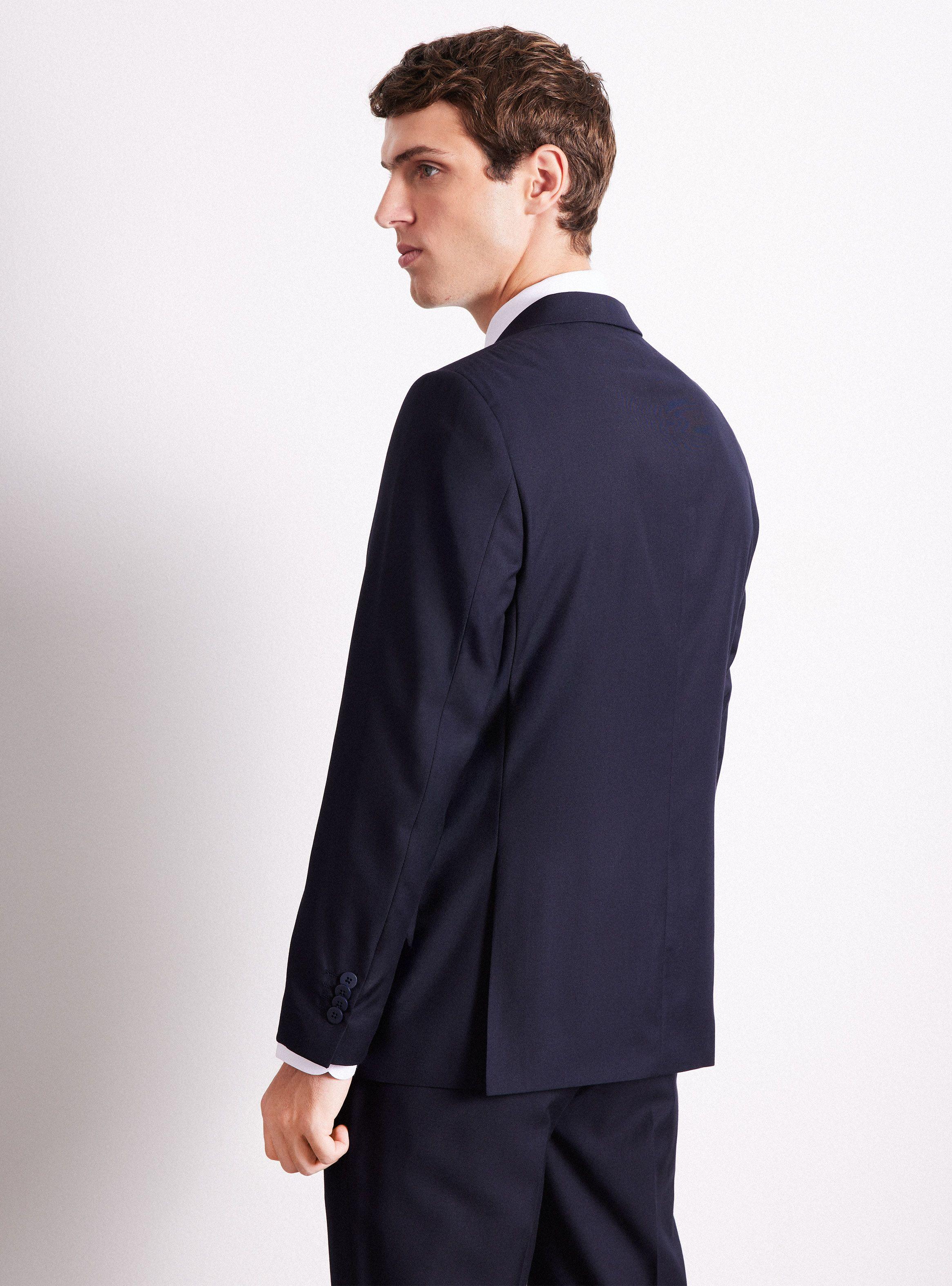 Traje Formal Recto Slim Fit Liso-1